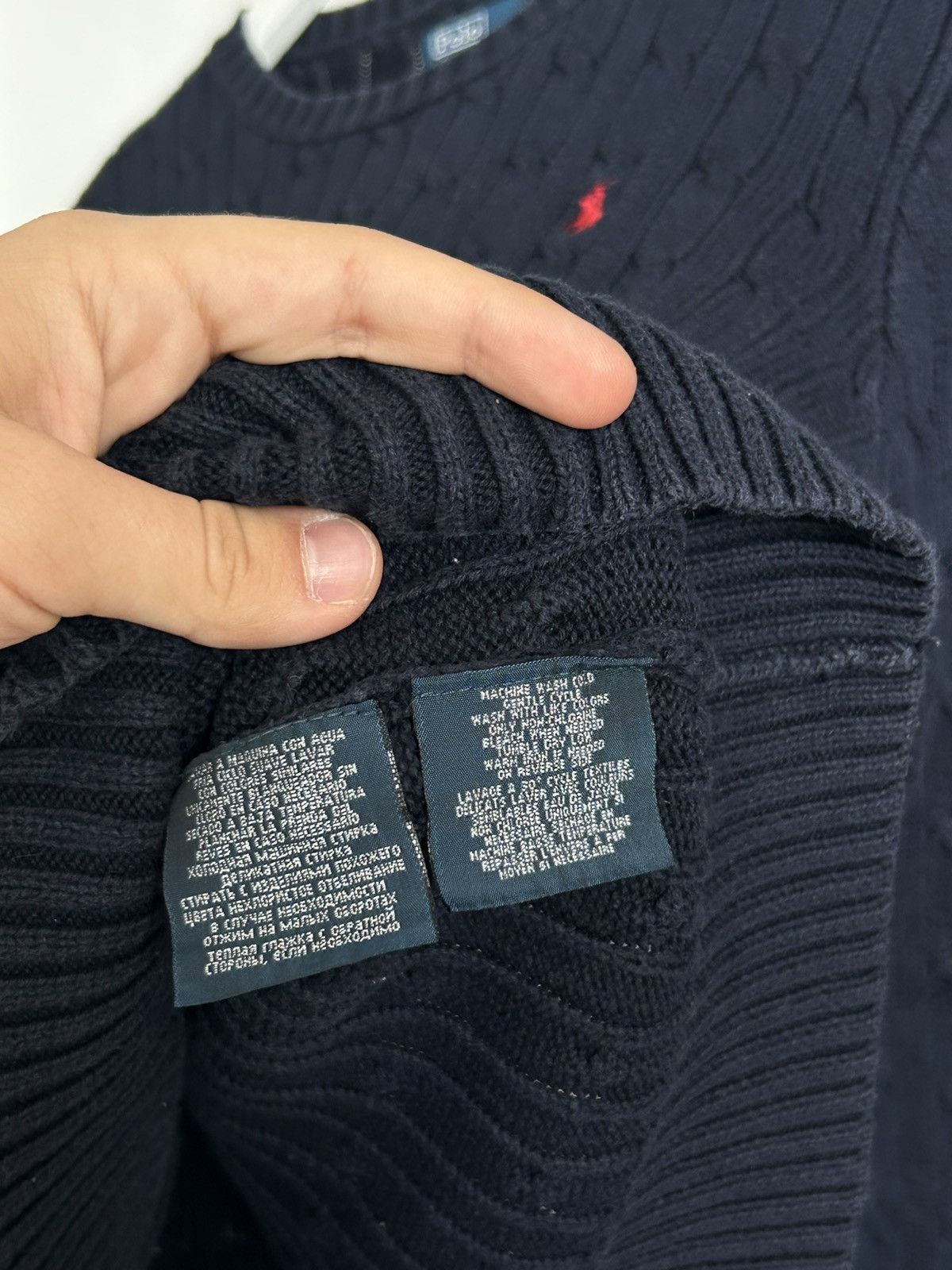 Polo Ralph Lauren Vintage Polo Ralph Lauren Knitted Sweater Size L / US 10 / IT 46 - 4 Thumbnail