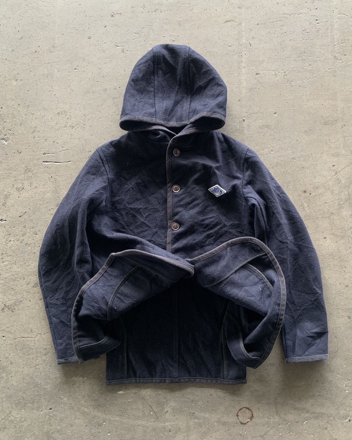 Issey Miyake × Japanese Brand × Vintage 1990s Panton Vetements De Travail Wool Jacket Japan Size US M / EU 48-50 / 2 - 5 Thumbnail
