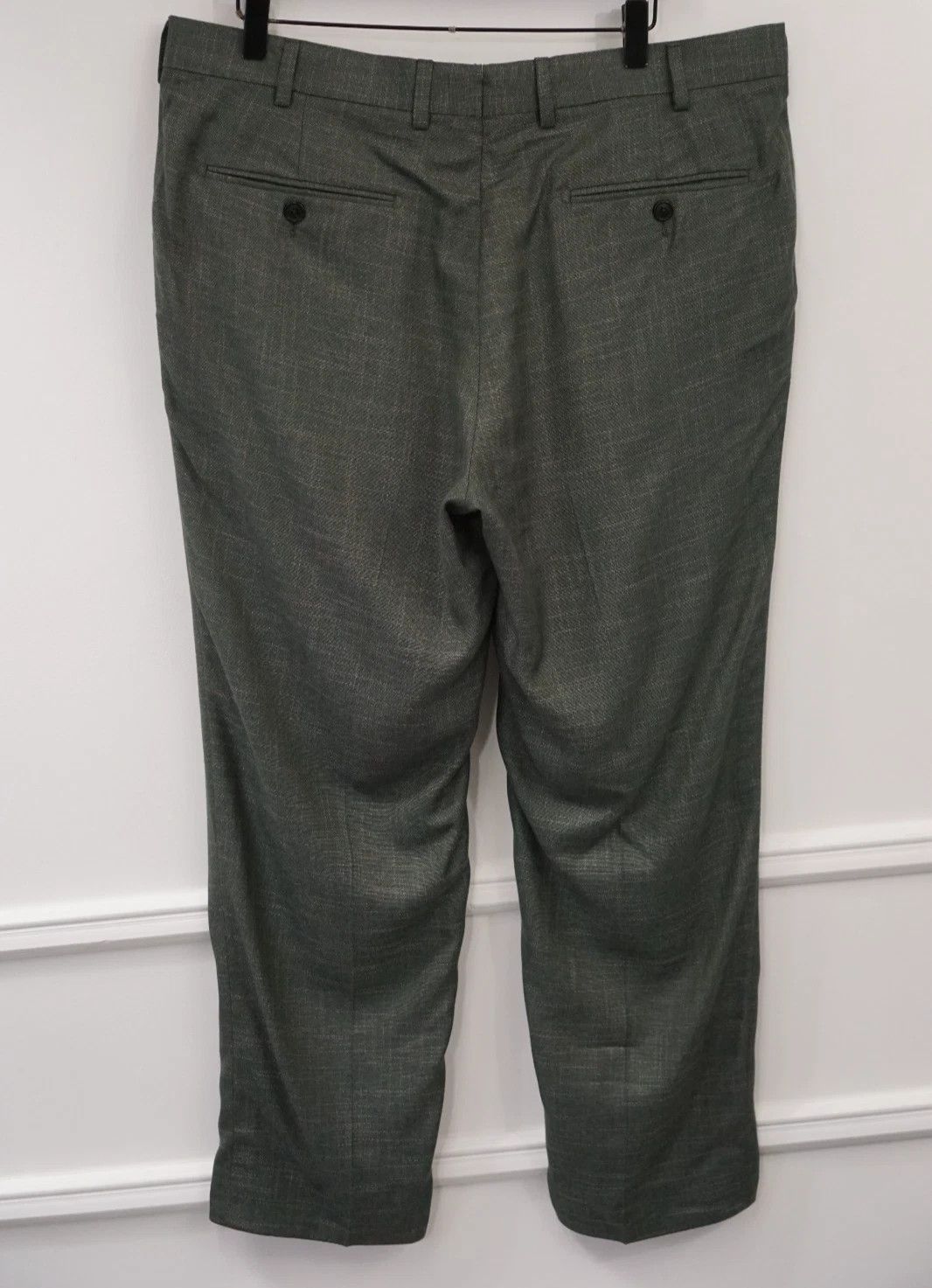 Suitsupply Men Suitsupply Pants Trousers Brescia Bamboo Green UK/US42S Size 42S - 2 Thumbnail