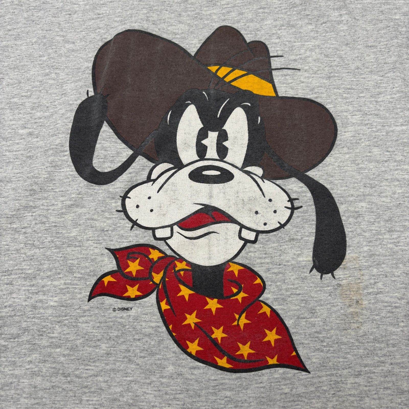 Disney Vintage 80s Goofy Western Cowboy Disney Tee Shirt LS XL Size US XL / EU 56 / 4 - 3 Thumbnail