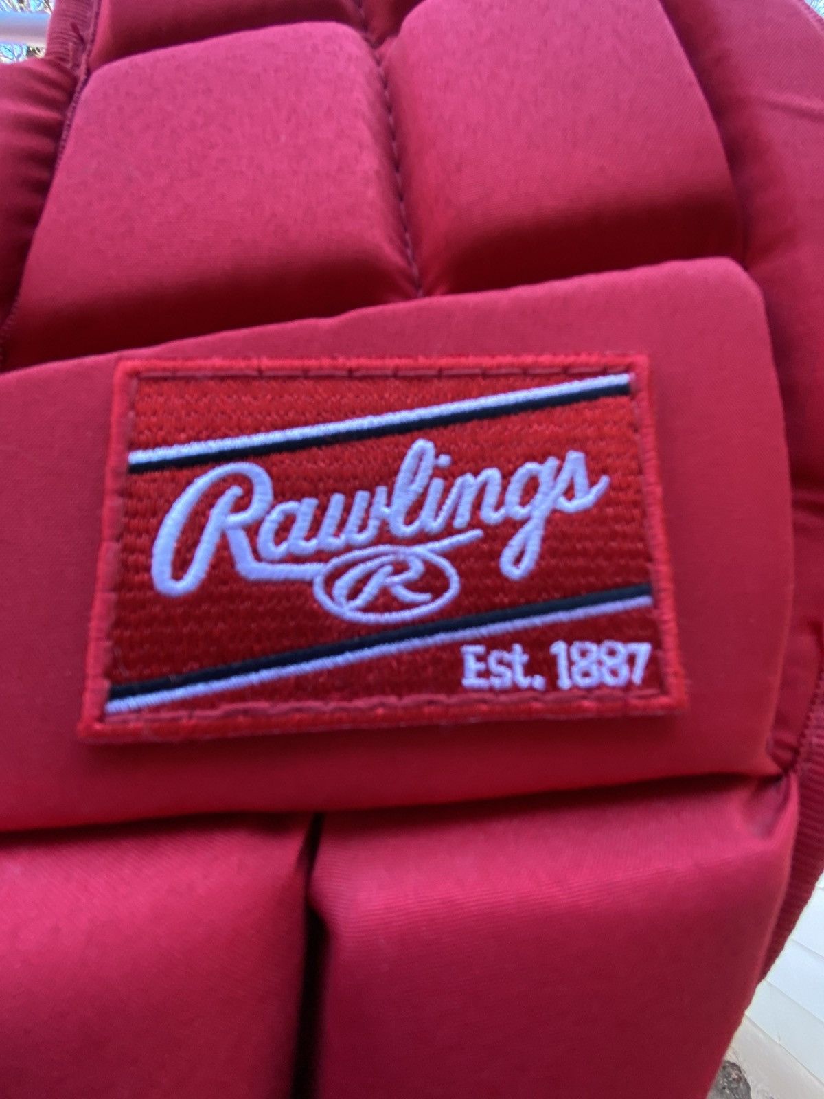 Other Supreme X Rawlings Catchers Chest Protector Red ((New) Size ONE SIZE - 5 Thumbnail