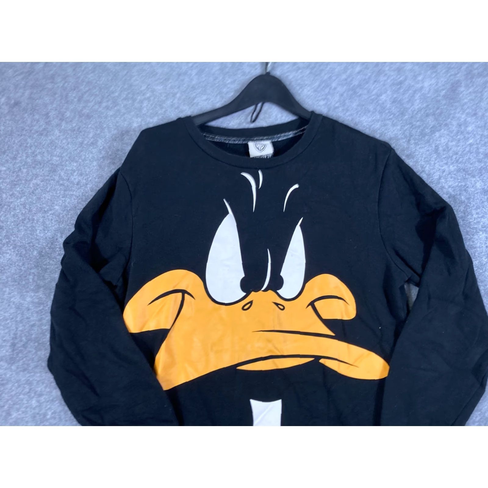 Forever 21 Forever 21 Pullover Sweatshirt Womens M Black Daffy Duck Crew Neck Long Sleeve Sweatshirt Casual Cartoon 90s Womens Size M / US 6-8 / IT 42-44 - 2 Thumbnail