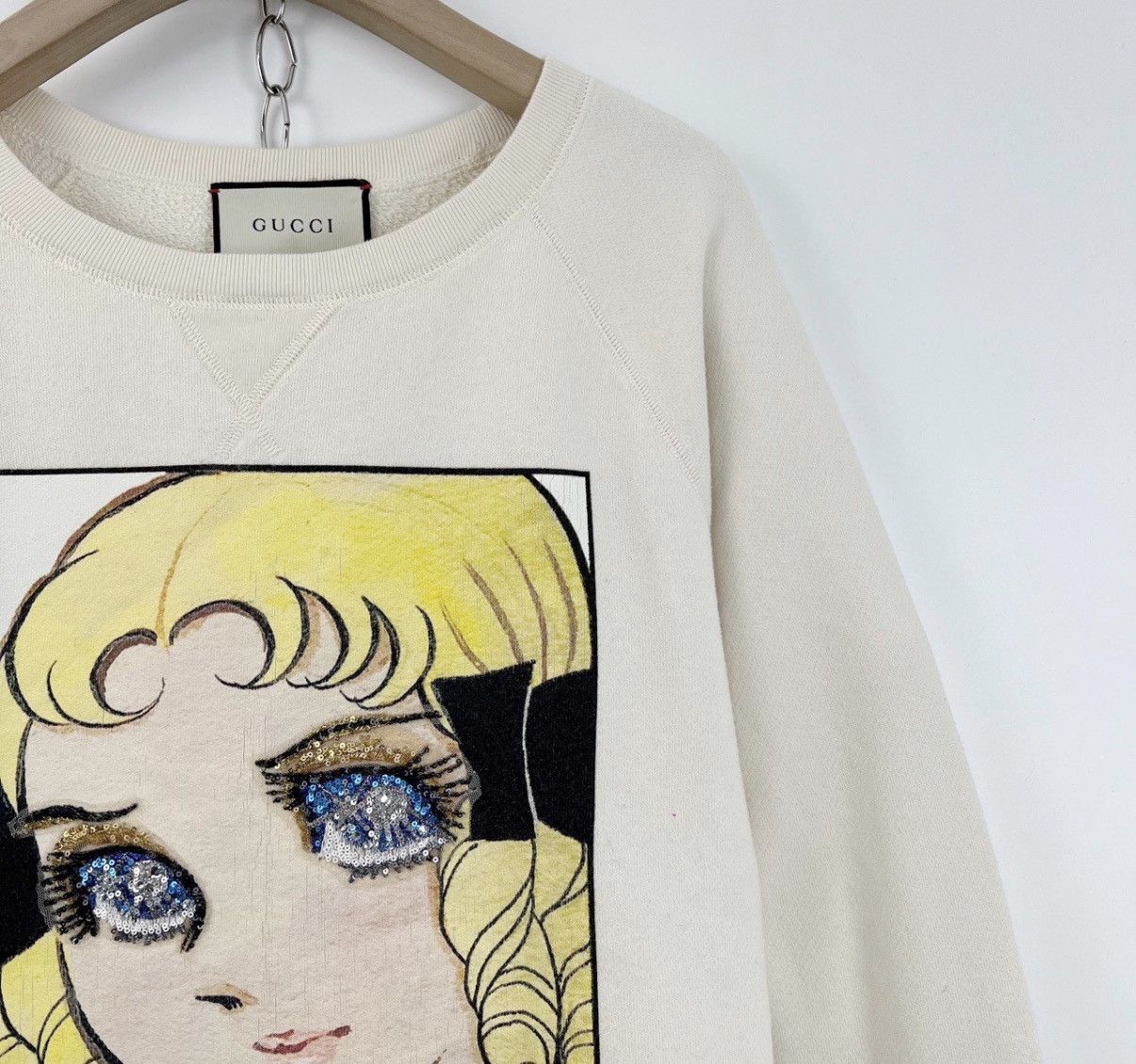 Gucci Gucci/Fairy Sequin Embroidered Sweatshirt K12 Size S / US 4 / IT 40 - 4 Thumbnail