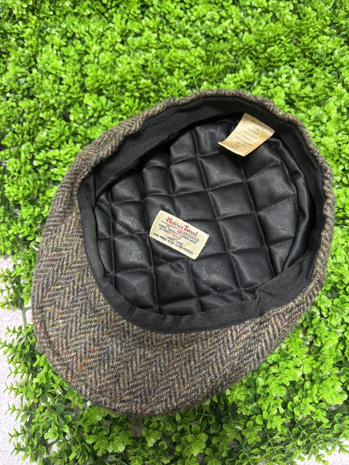 Harris Tweed Vintage Harris Tweed Wool Flat Hat Made in Scotland Size ONE SIZE - 4 Thumbnail