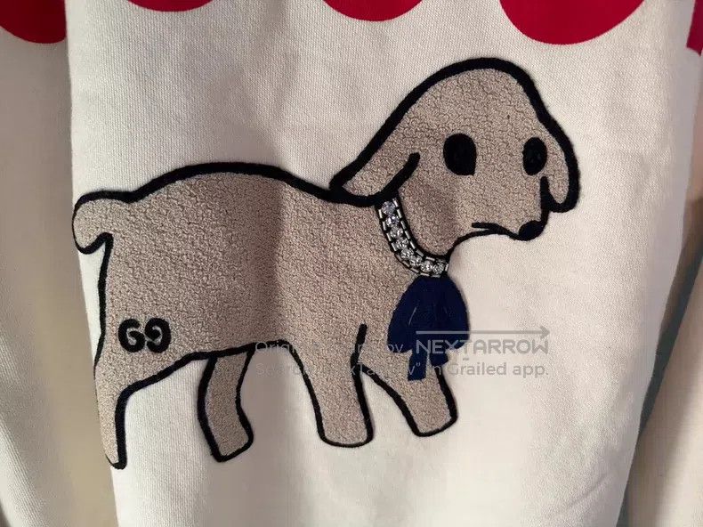 Gucci Gucci FW21 letter logo puppy cartoon print long-sleeved lo Size US L / EU 52-54 / 3 - 2 Thumbnail
