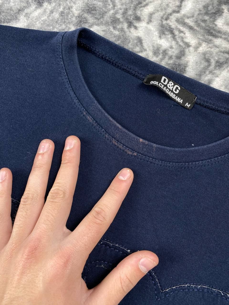 Dolce & Gabbana Dolce Gabbana Long Sleeve T Shirt Big Logo DG Women Size M / US 6-8 / IT 42-44 - 9 Thumbnail