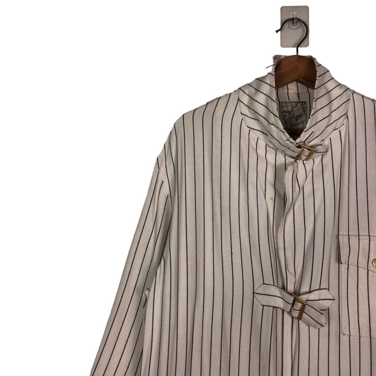 Japanese Brand Biker Chore Hickory Jacket Junko Shimada Japan Issey Miyake Size US M / EU 48-50 / 2 - 7 Thumbnail