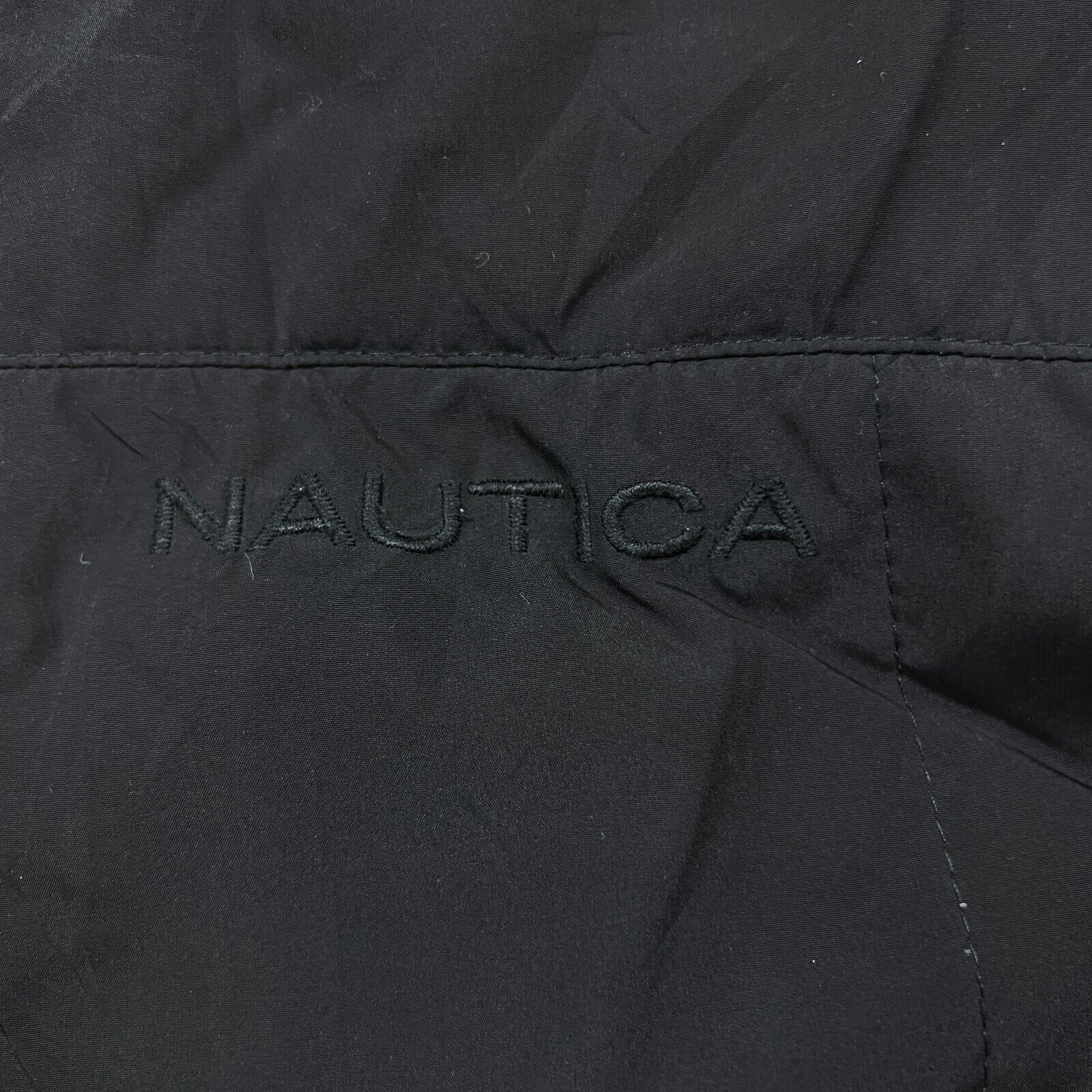 Nautica × Vintage Nautica Jacket Large Spell Out Full Zip Bomber Windbreaker Size US L / EU 52-54 / 3 - 2 Thumbnail