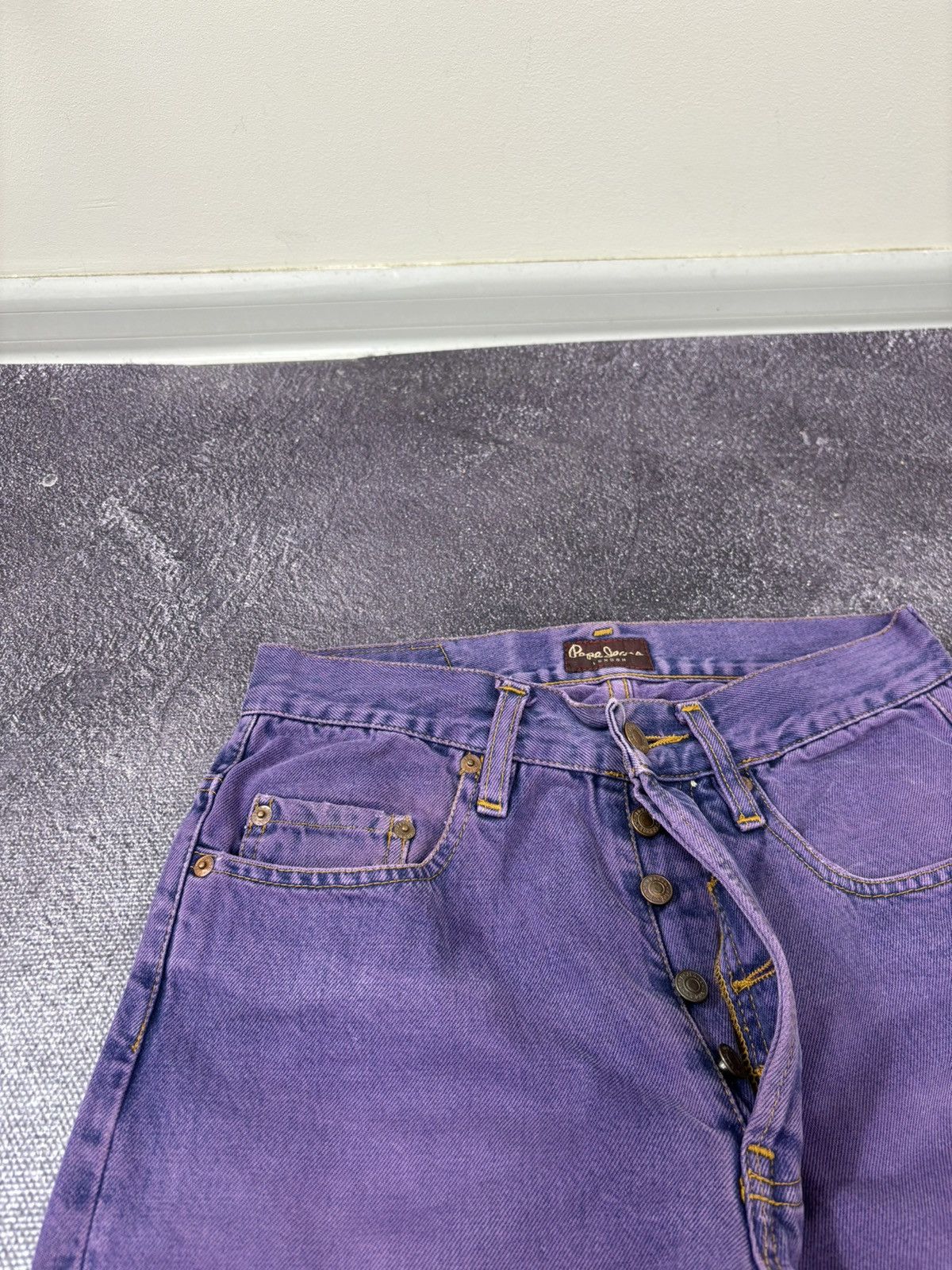 Pepe Jeans Vintage Pepe Jeans USA 90s Faded Retro Hype Denim Jeans Size US 29 - 14 Thumbnail