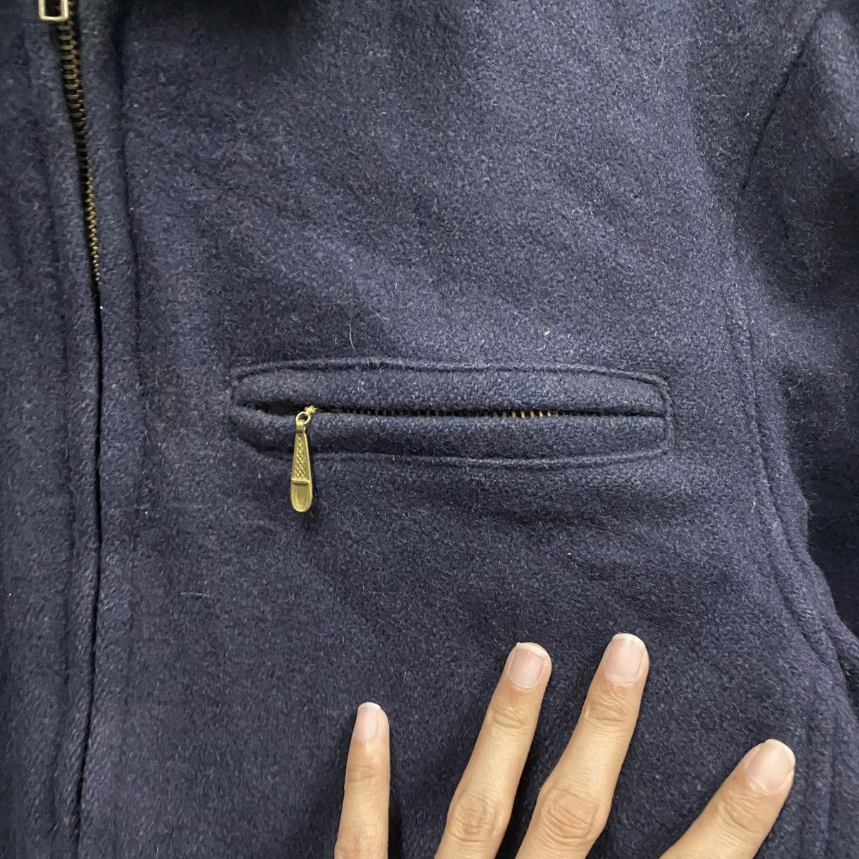 I. Spiewak And Sons Vintage I. Spiewak & Sons Golden Fleece Navy Wool Jacket USA Size US M / EU 48-50 / 2 - 12 Thumbnail