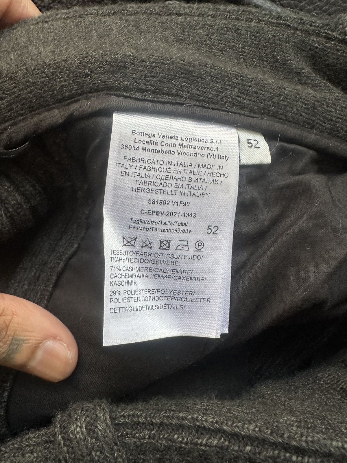 Bottega Veneta $3500 Bottega Veneta Cashmere Runway Pants (52) Size US 34 / EU 50 - 6 Thumbnail