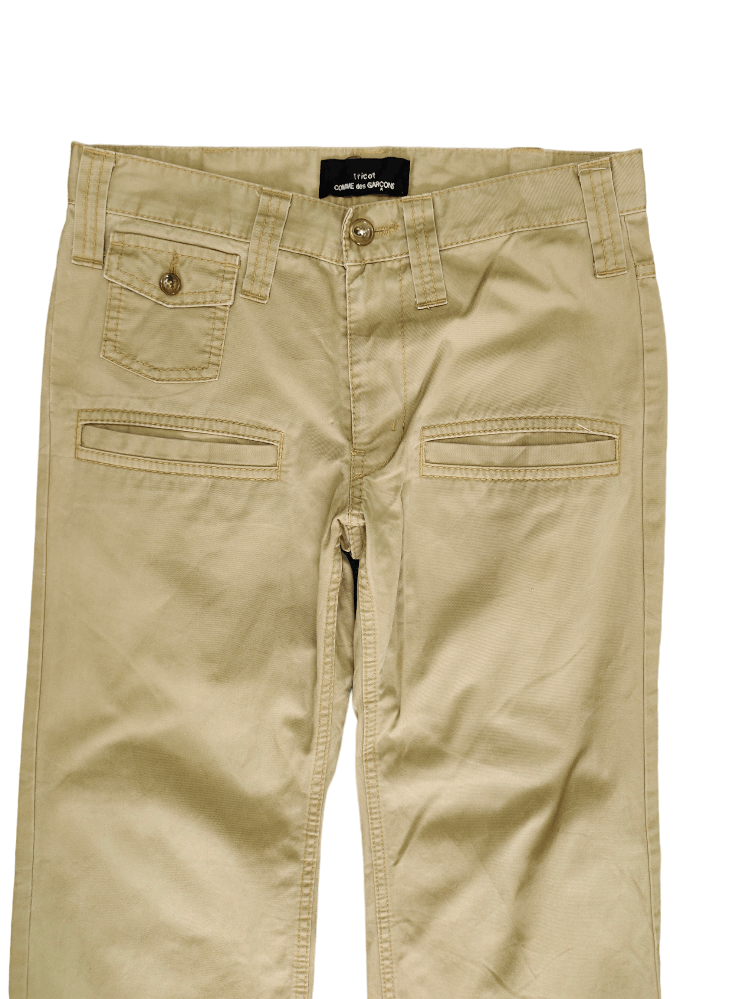 Tricot Comme des Garcons AD2008 Tricot Comme des Garcons Wide leg Bush Pants Size 31" - 2 Thumbnail
