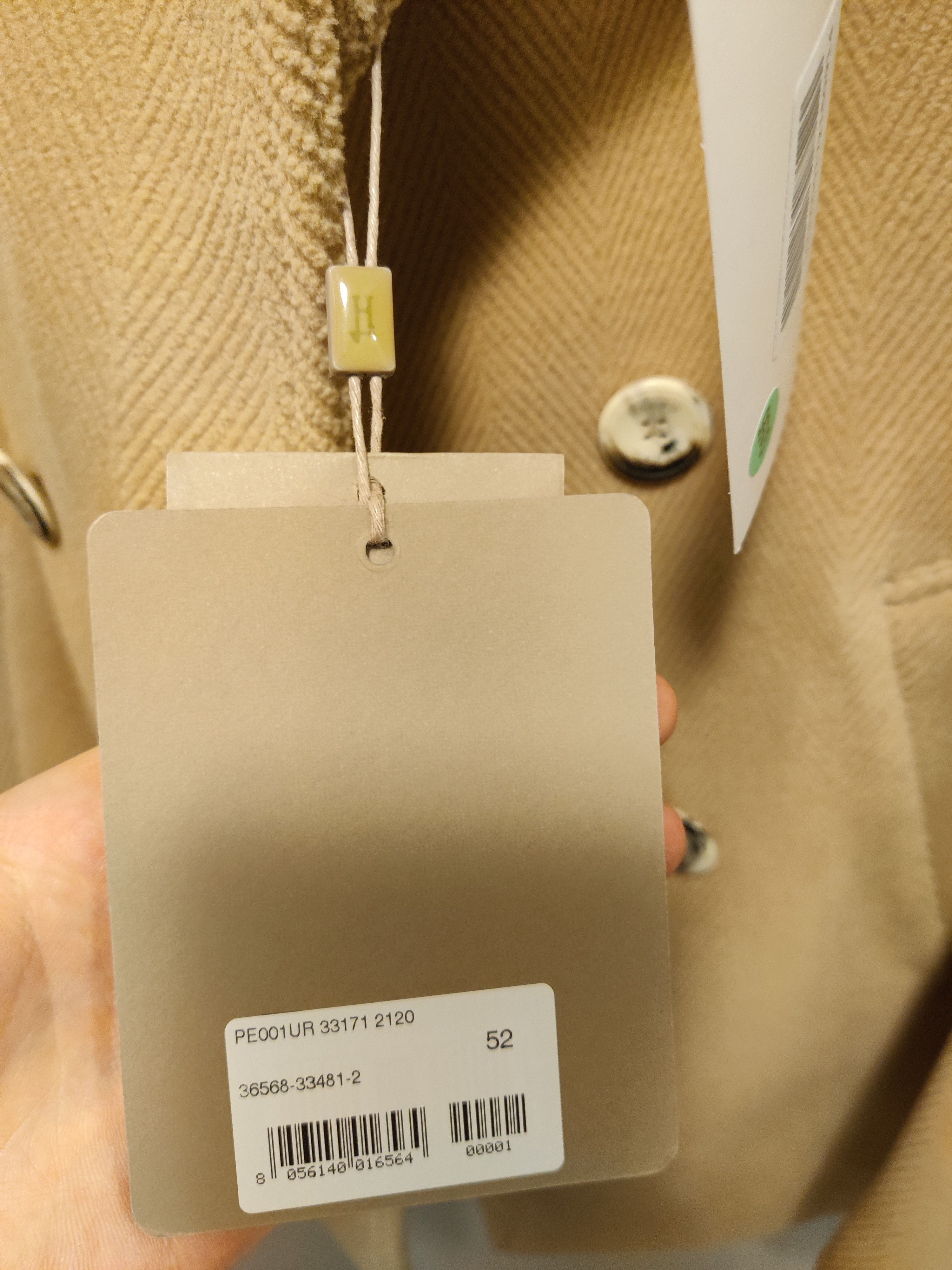 Herno Herno Beige Herringbone Wool Coat - NWT Size US L / EU 52-54 / 3 - 10 Thumbnail