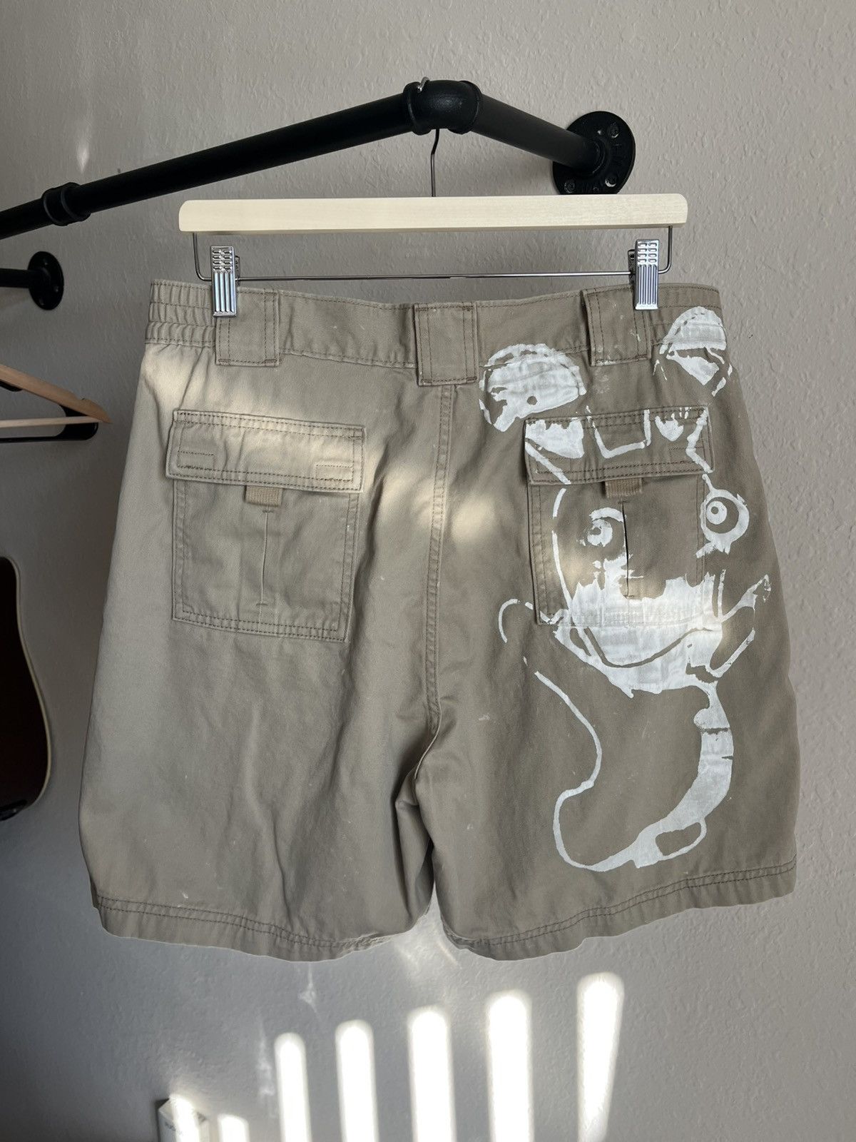 Custom Rabbids Cargo Shorts (St. John’s Bay 34) Y2K Grunge