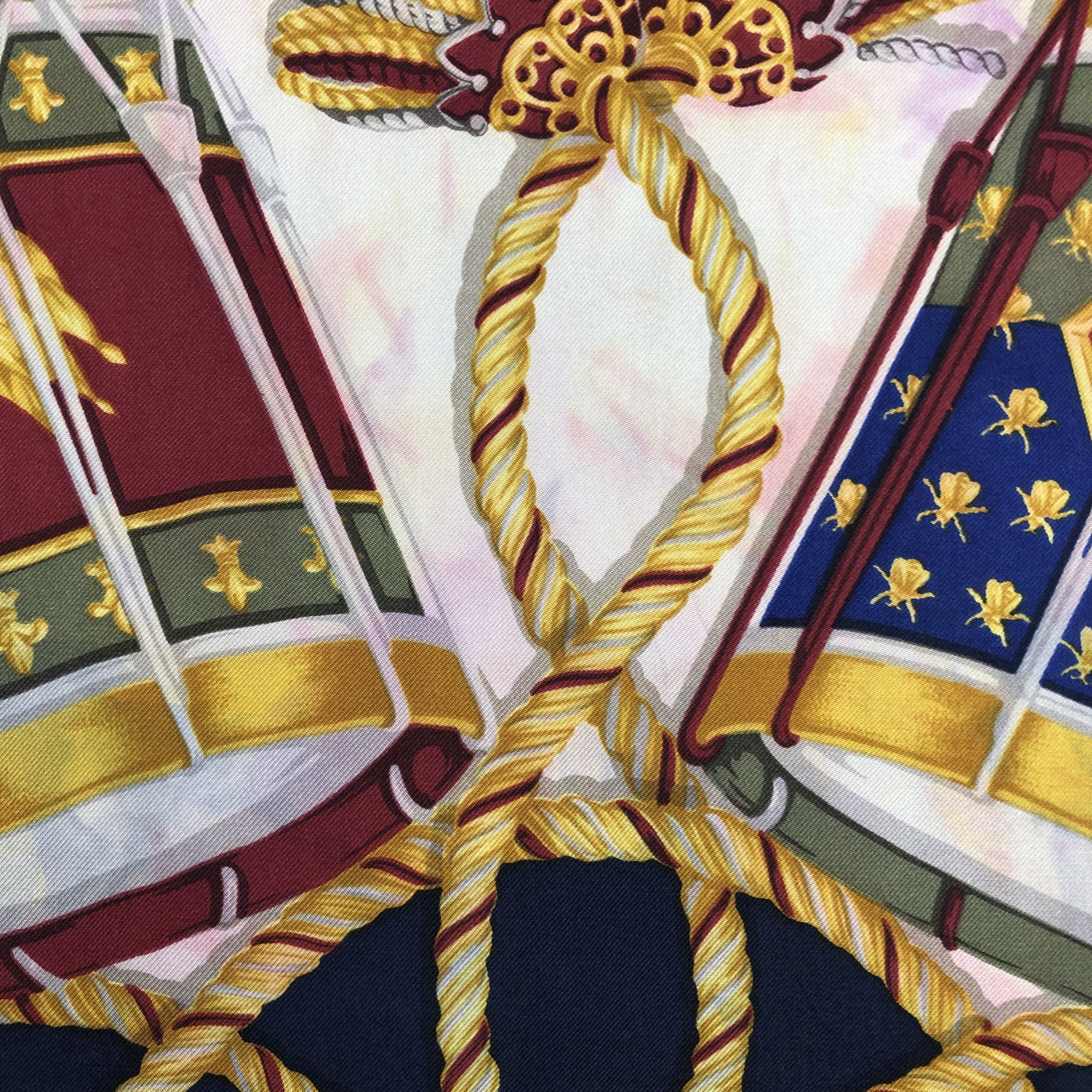Lancel Vintage Lancel SILK Scarf Twill Stole Wraps Scarves Size ONE SIZE - 14 Thumbnail