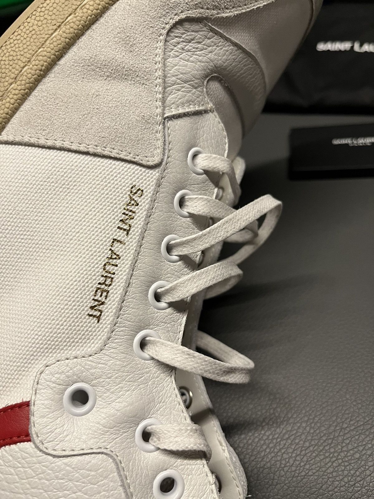 Saint Laurent Paris Super Runway Brand New Saint Laurent High Top Sneaker Size US 9 / EU 42 - 11 Thumbnail
