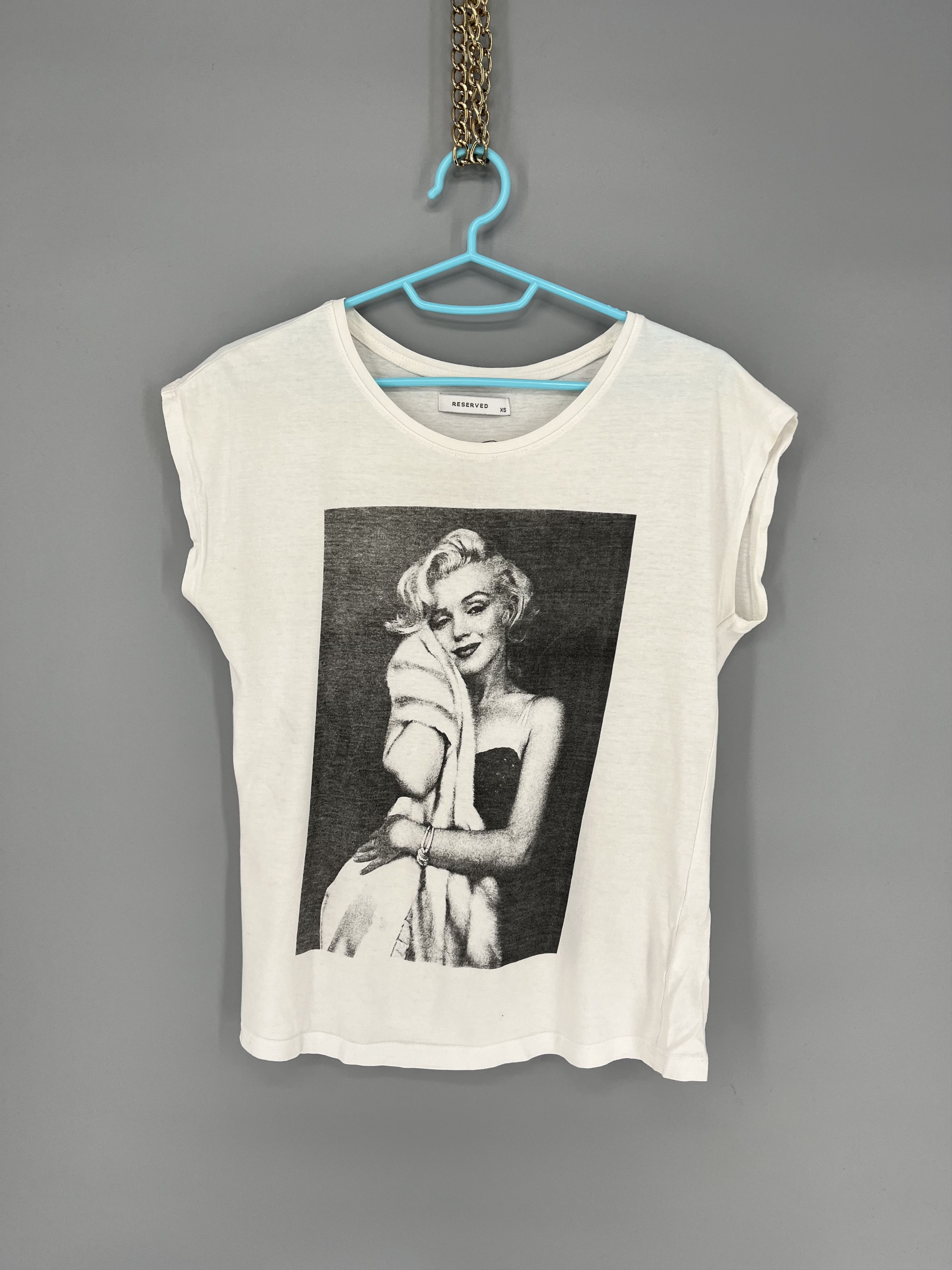 Reserved Vintage Y2k Reserved Full Print tee "Marilyn Monroe" Size XS / US 0-2 / IT 36-38 - 1 Thumbnail