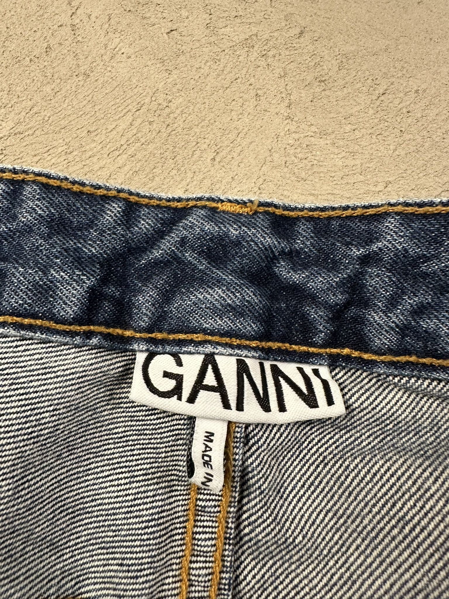 Other Ganni Oversized Denim Faded Pants Size US 31 - 7 Thumbnail