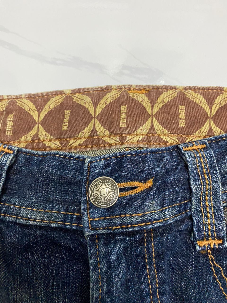 Kapital BAGGY FLARE🔥EDWIN XU DISTRESSED DENIM FLARED JEANS Size US 36 / EU 52 - 9 Thumbnail