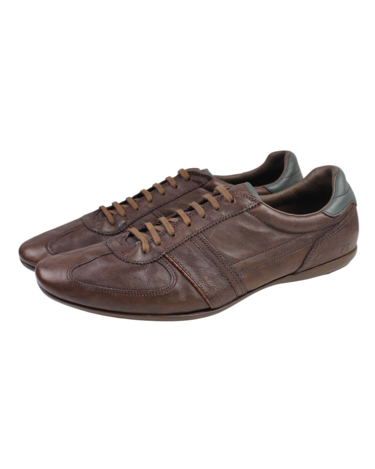 Paul Smith 2000S PAUL SMITH PS MEN’S BROWN LEATHER SNEAKERS Size US 9 / EU 42 - 3 Thumbnail