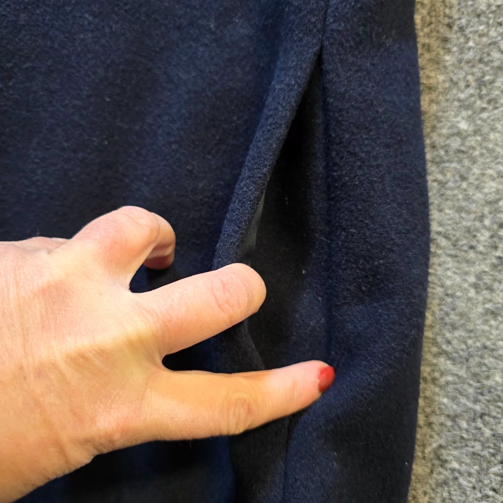 J.Crew J Crew Jacket Womens Blue Wool Heavy Full Zip Capsule Classic Size 2 Size XS / US 0-2 / IT 36-38 - 7 Thumbnail