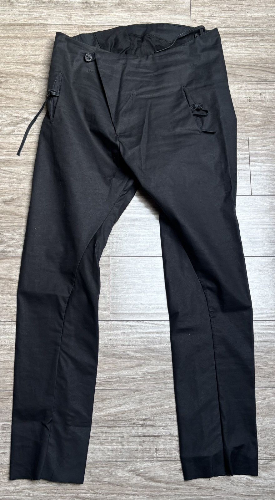 Boris Bidjan Saberi Boris Bidjan Saberi Pants Black Size L Size US 40 / EU 56 - 1 Thumbnail