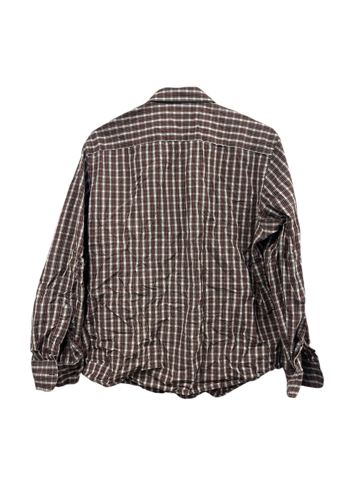 UNTUCKit Untuckit Men's Red Plaid Long Sleeve Cotton Button Down Size US XL / EU 56 / 4 - 7 Thumbnail