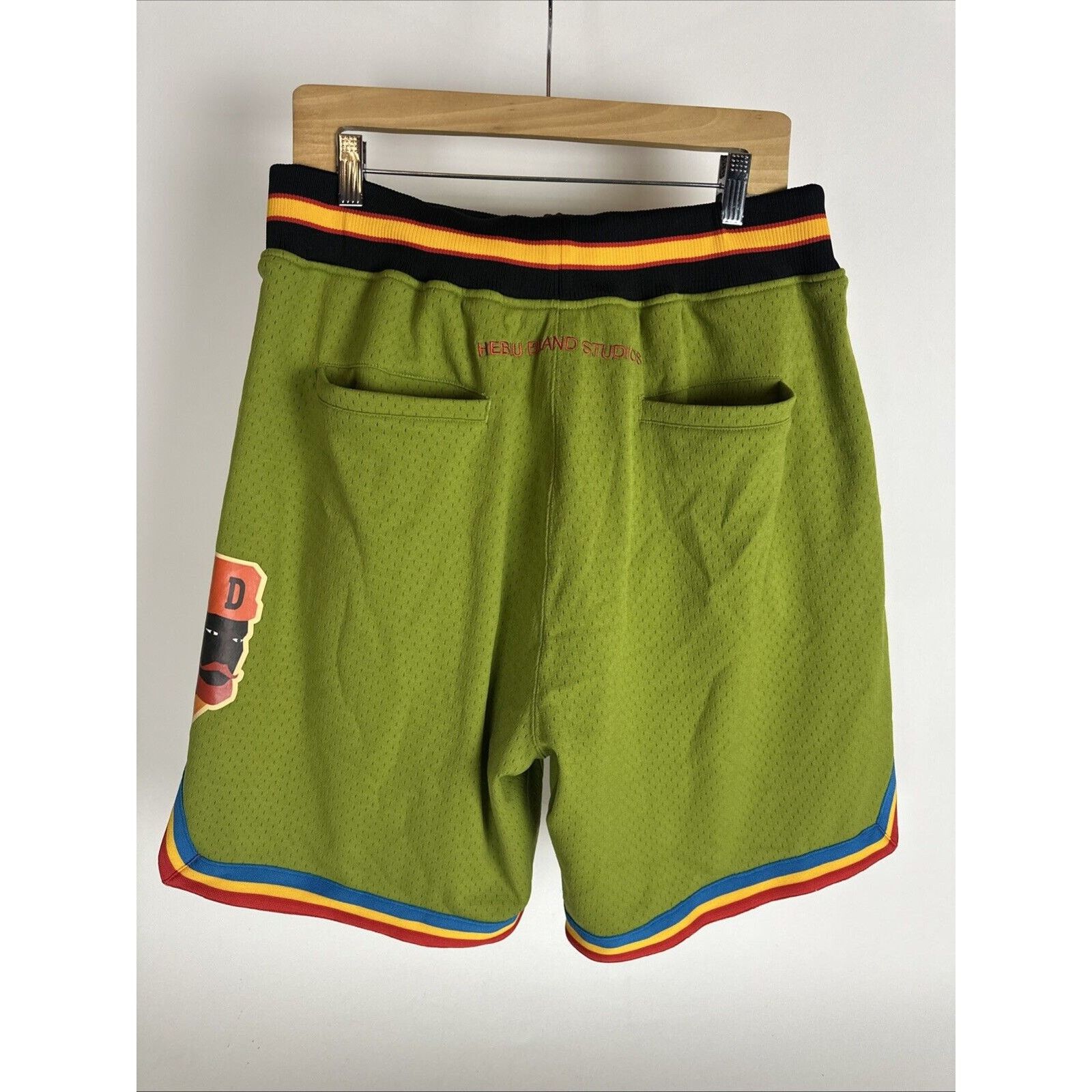 Mitchell & Ness Mitchell & Ness Hebru Brantley Mesh Shorts Green Men’s L Size US 34 / EU 50 - 2 Thumbnail