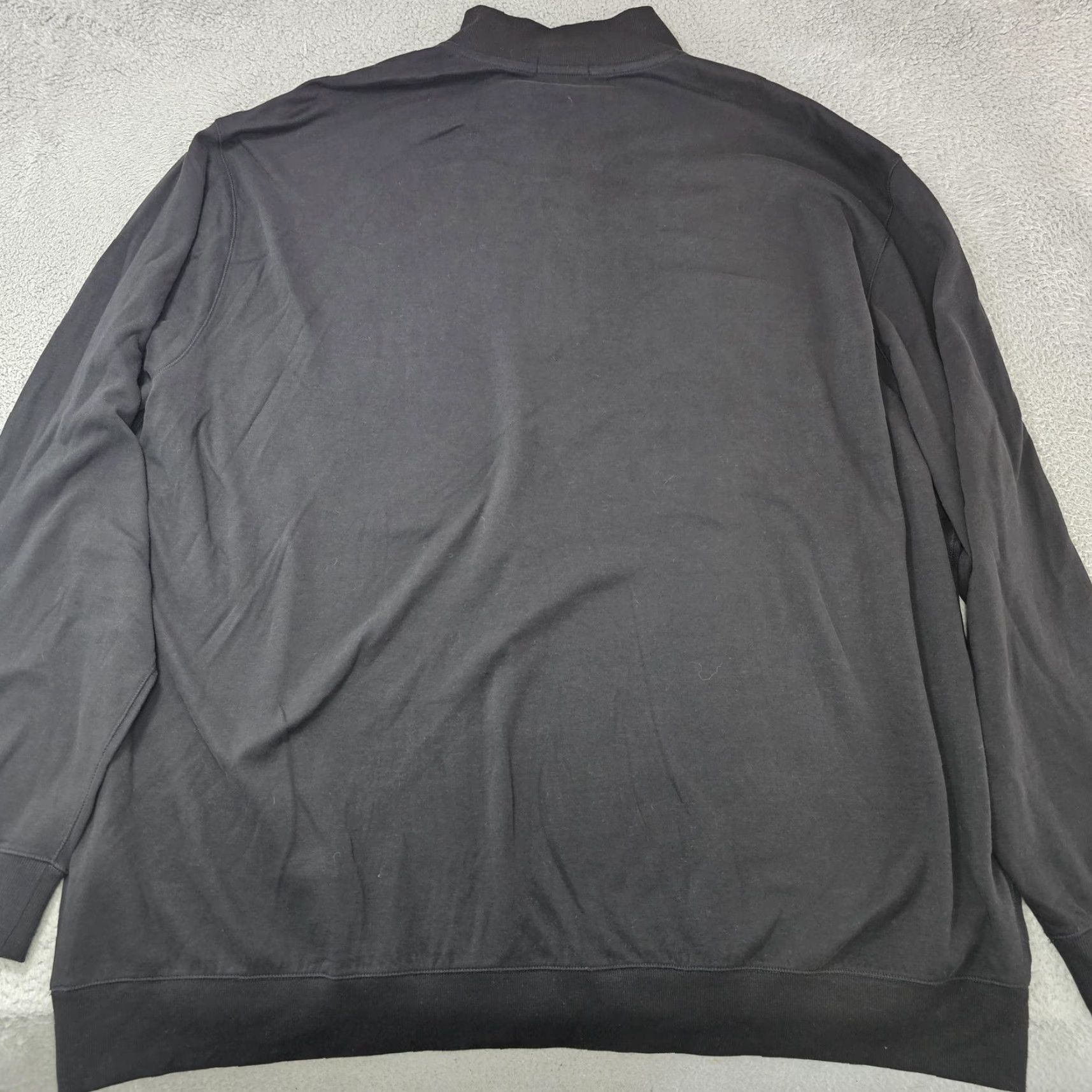 Polo Ralph Lauren Polo Ralph Lauren Sweatshirt Mens 4XLT Black Mock Neck Lightweight Knit Pullover Size US XXL / EU 58 / 5 - 5 Thumbnail