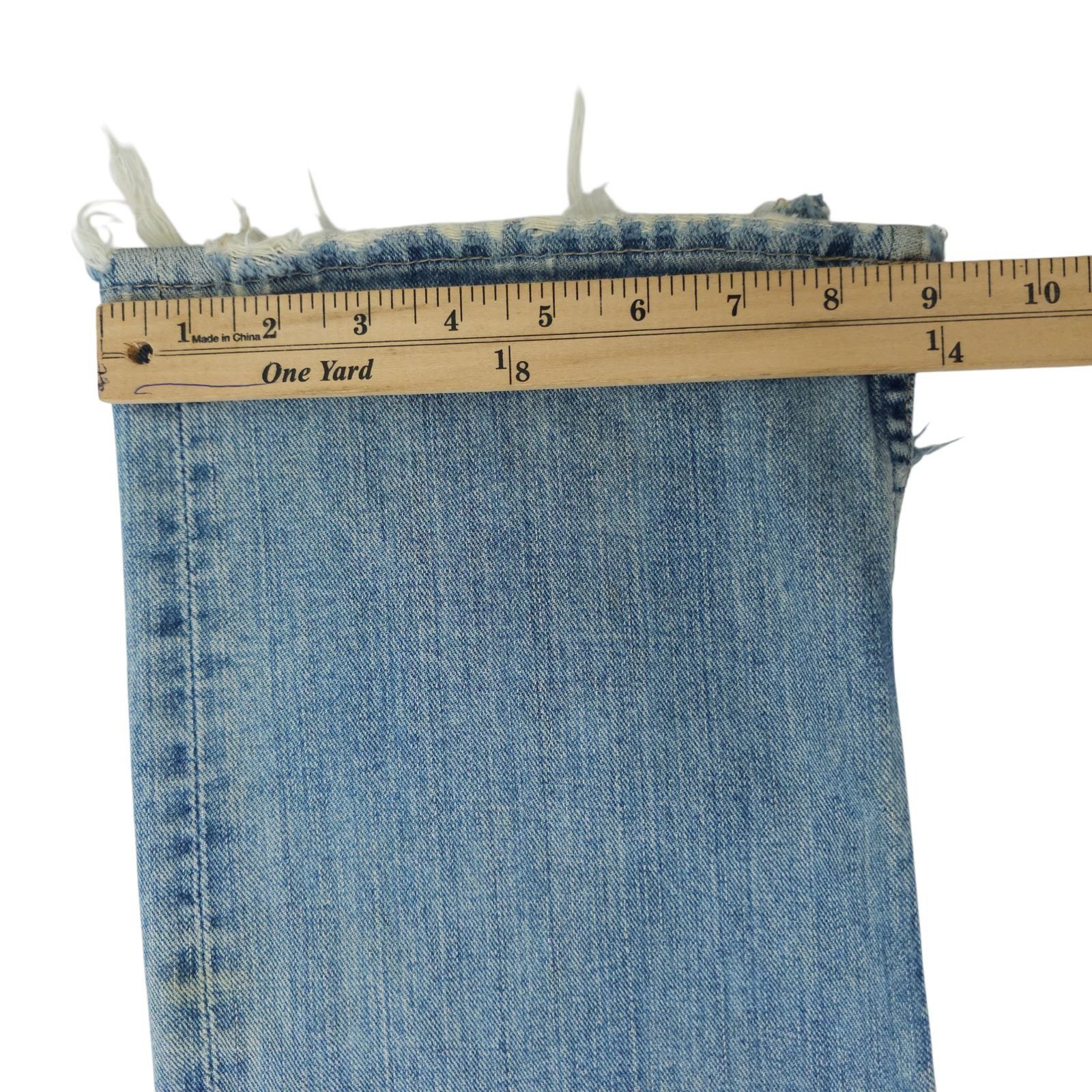 American Eagle Outfitters American Eagle Straight Leg Jeans 31x32 (Fit 31x31.5) Distre Size US 31 - 9 Thumbnail
