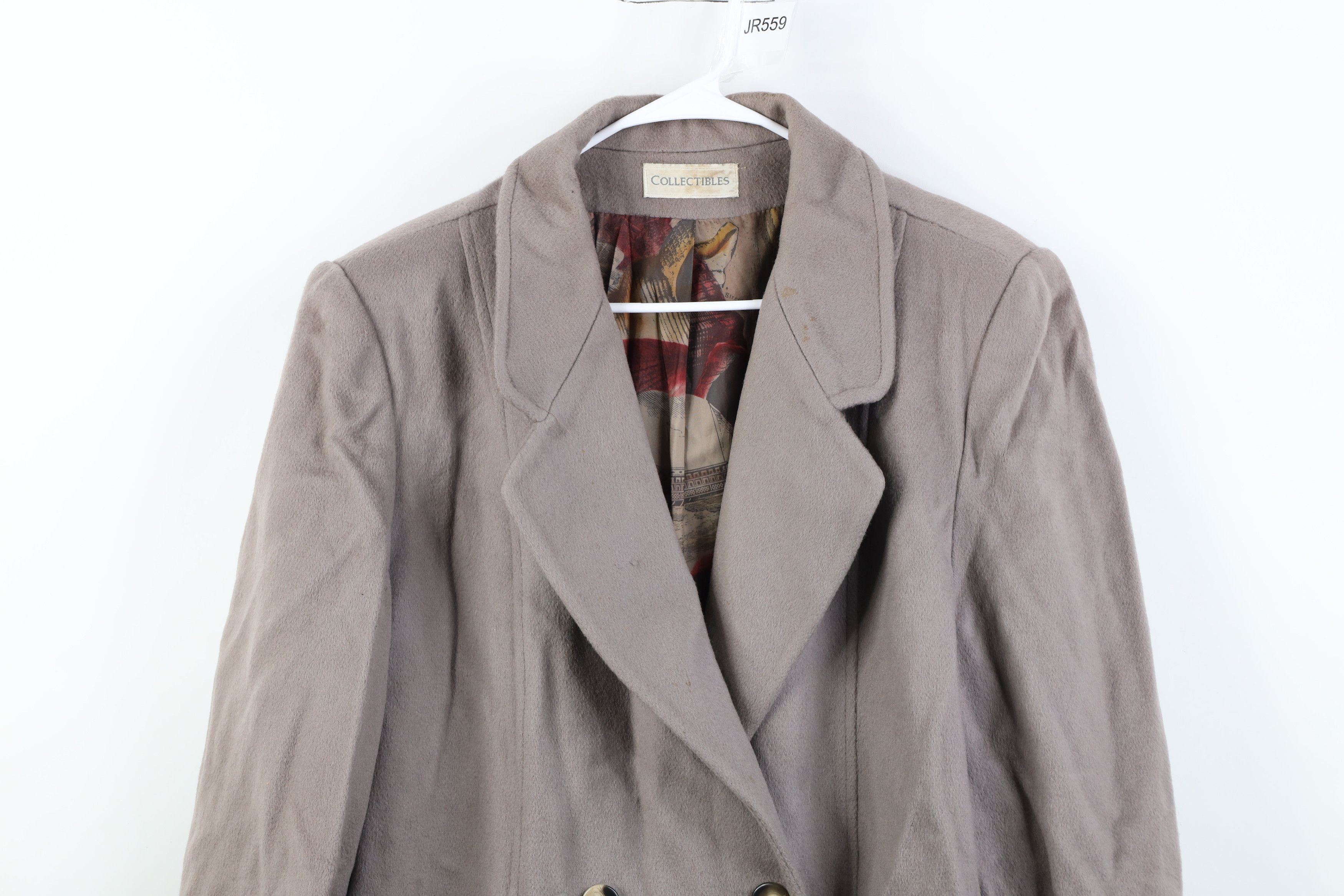 Vintage Vintage 90s Streetwear Heavy Wool Blend Overcoat Jacket USA Size XXL / US 16-18 / IT 52-54 - 2 Thumbnail