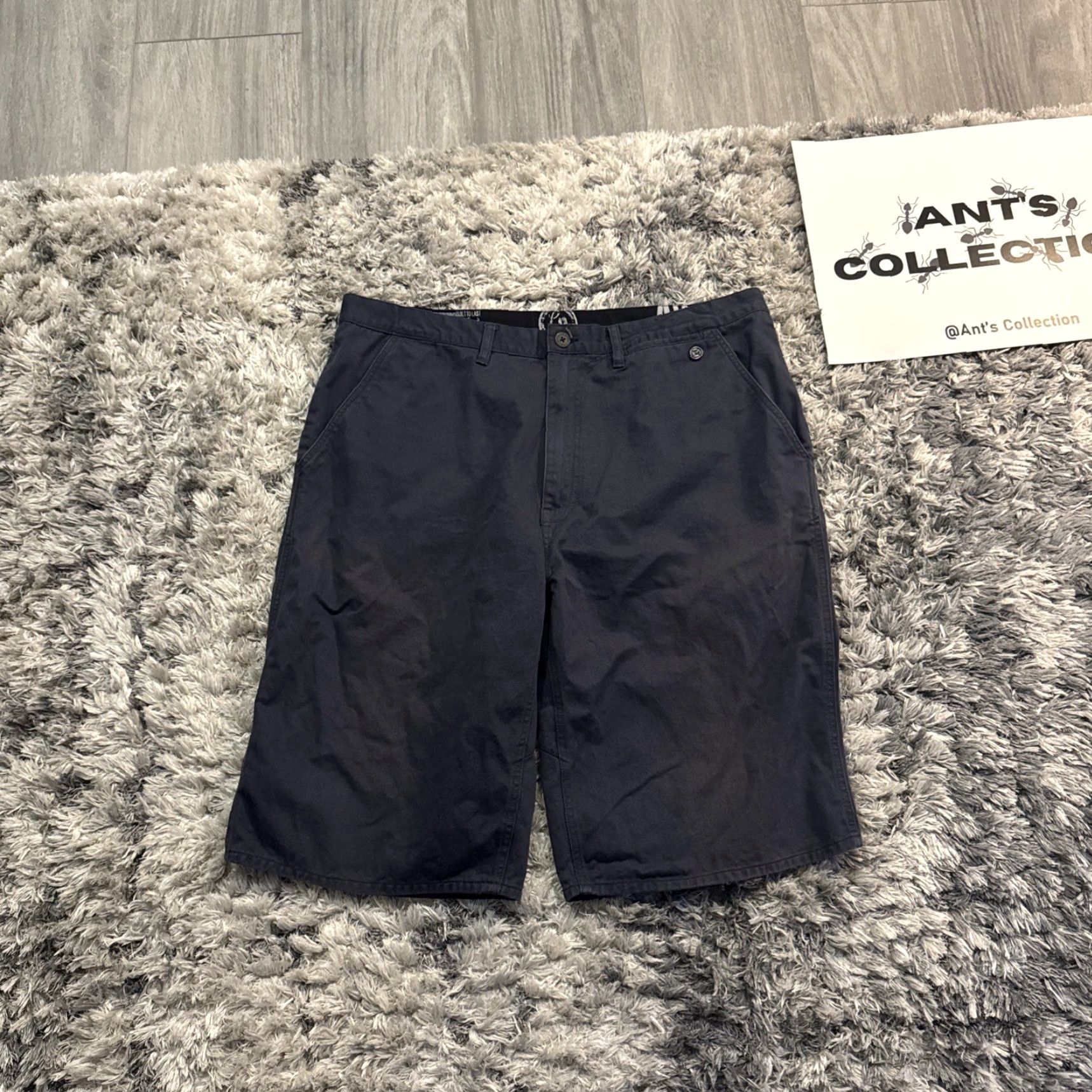 Vintage VINTAGE G-Unit Cargo Shorts Men 42 Dark Blue 90s Baggy Heavy Weight Size US 42 / EU 58 - 6 Thumbnail