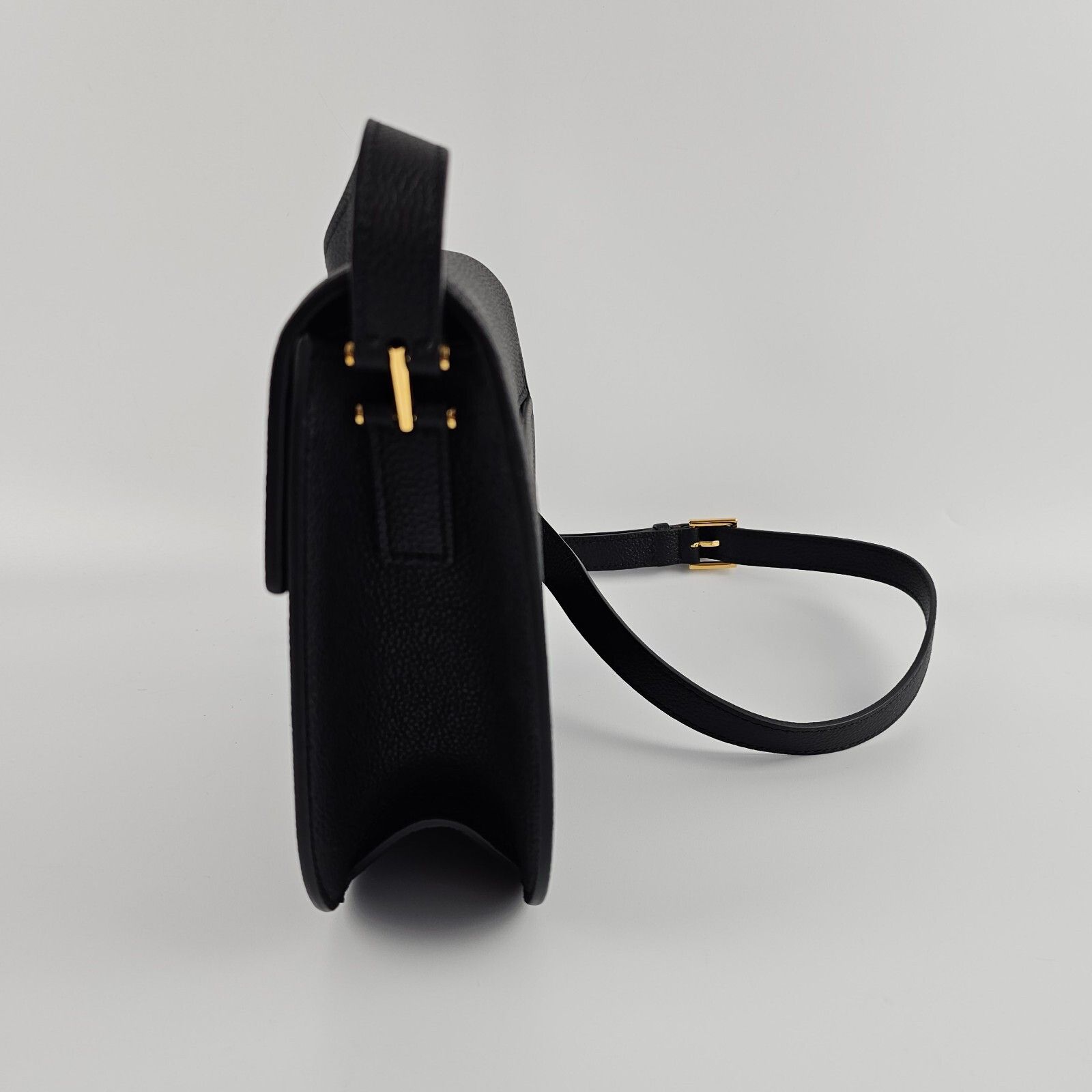 Tom Ford Tom Ford Mini Tara Black Leather Shoulder Bag New Size ONE SIZE - 6 Thumbnail