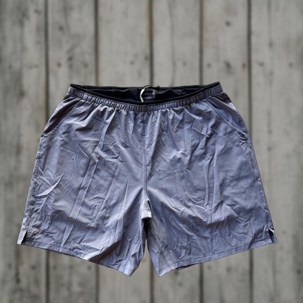 SmartWool Shorts Mens 2XL Gray Merino Wool Lined Stretch Outdoor Hike Climb Outdoor Activewear Athletic Fit Regular 8in Inseam Mens Sung