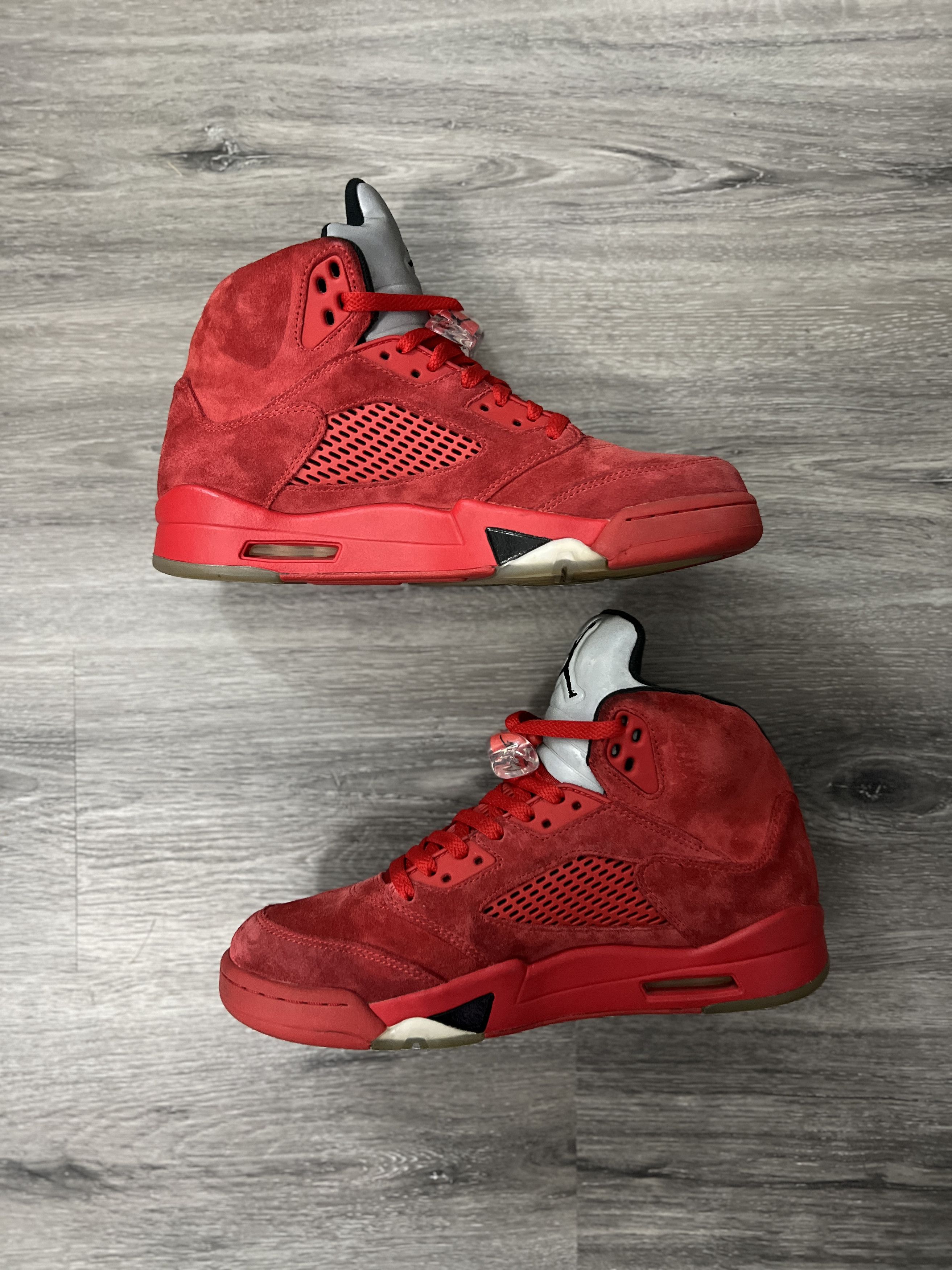 Jordan Brand Jordan 5 Retro Red Suede Size US 9.5 / EU 42-43 - 1 Thumbnail