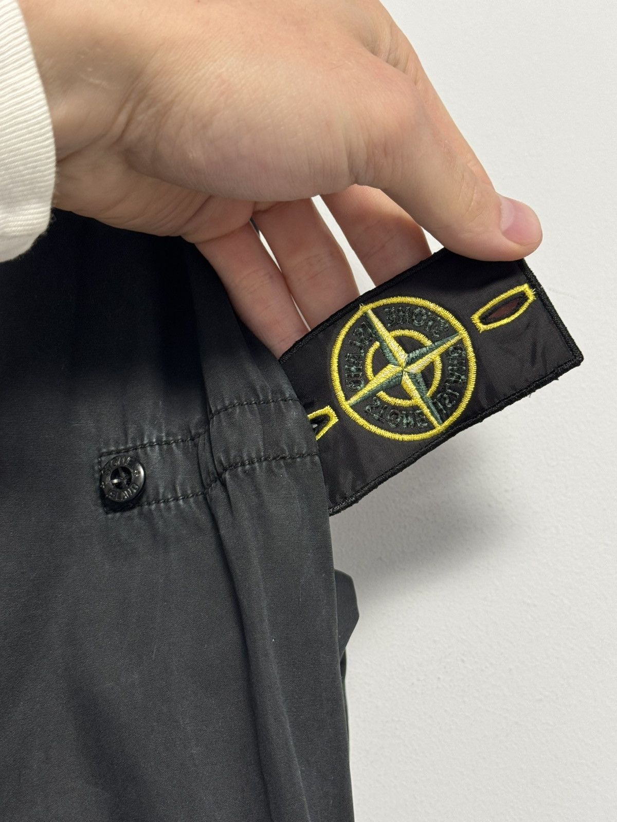 Stone Island Stone Island Vintage Overshirt Jacket Black Full Zip Compass Size US XXL / EU 58 / 5 - 14 Thumbnail