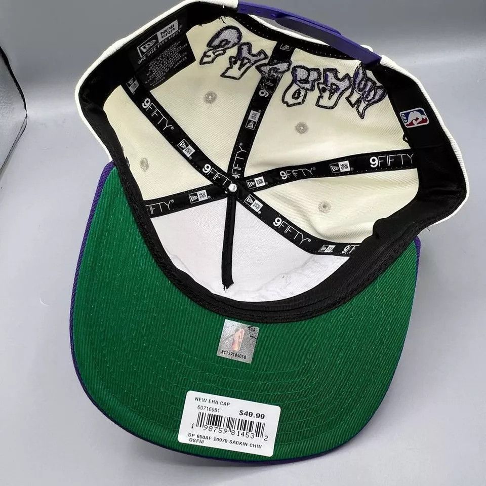 New Era × Vintage Sacramento Kings Hat Men Graffiti Retro Snap Back A-Frame Size ONE SIZE - 5 Thumbnail