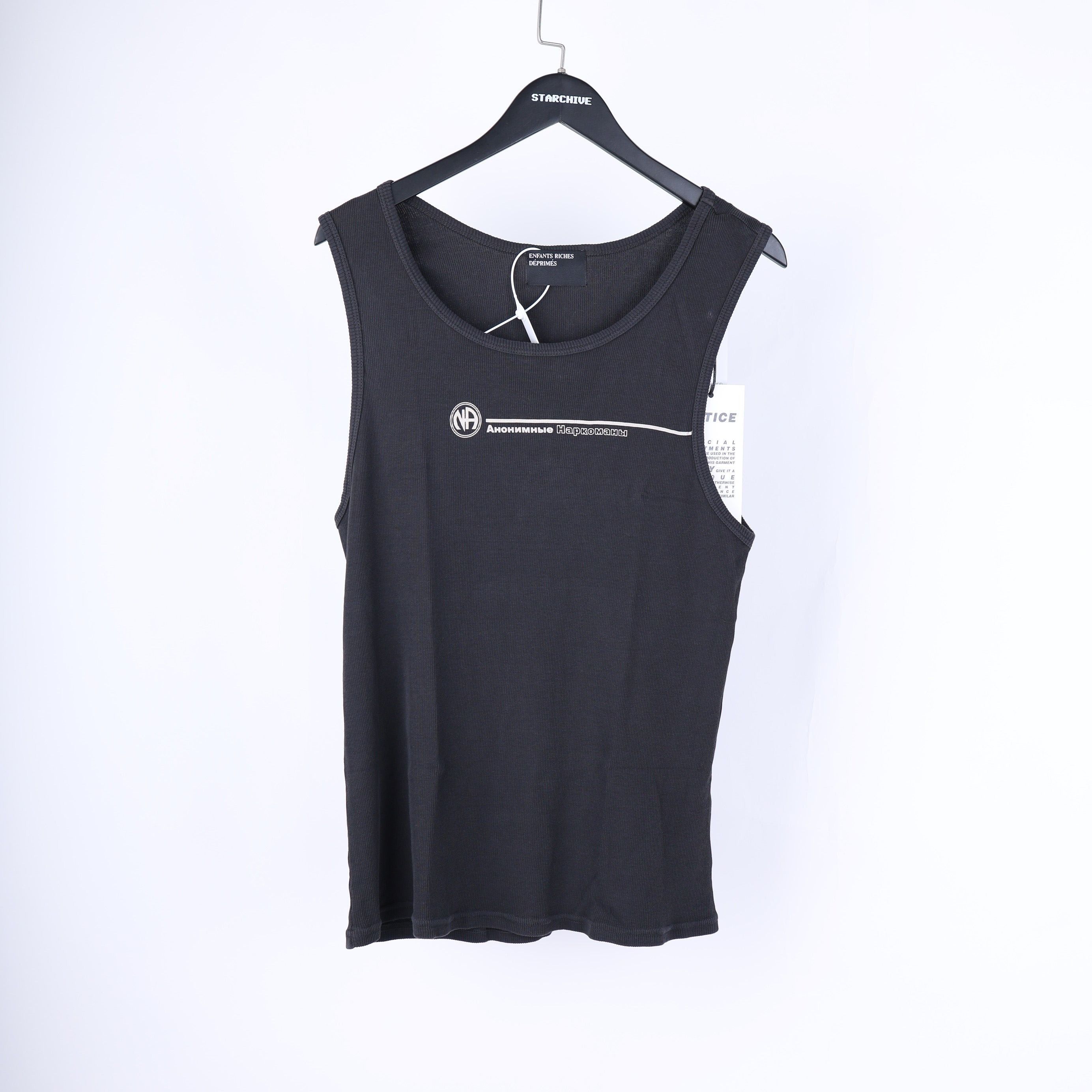 Enfants Riches Deprimes GRAIL RICH KIDS BLACK FLAG TANK TOP | Grailed