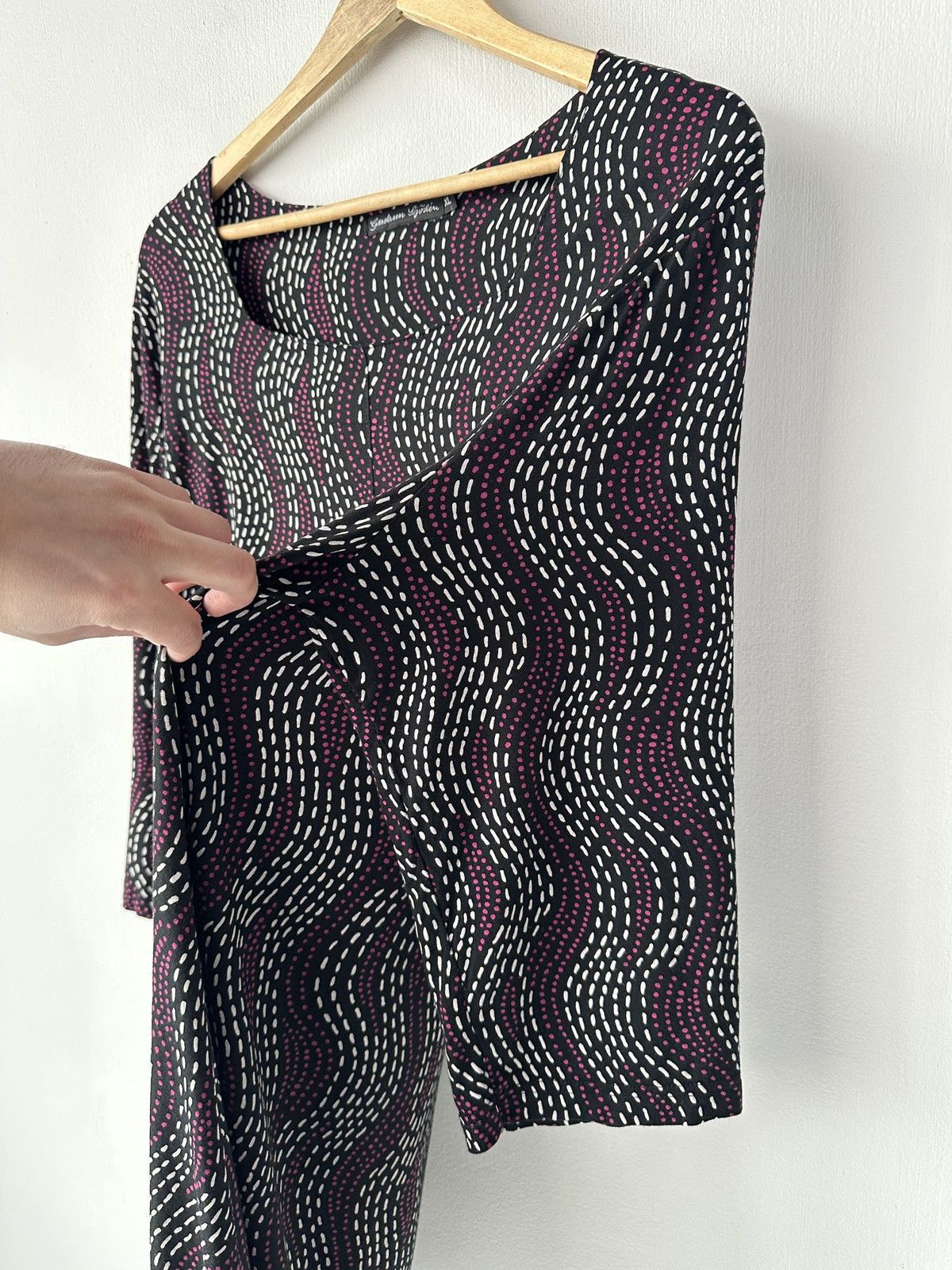 Gudrun Sjoden GUDRUN SJODEN Micromodal Tunic Top Blouse Wave Print Size XL Size XL / US 12-14 / IT 48-50 - 7 Thumbnail
