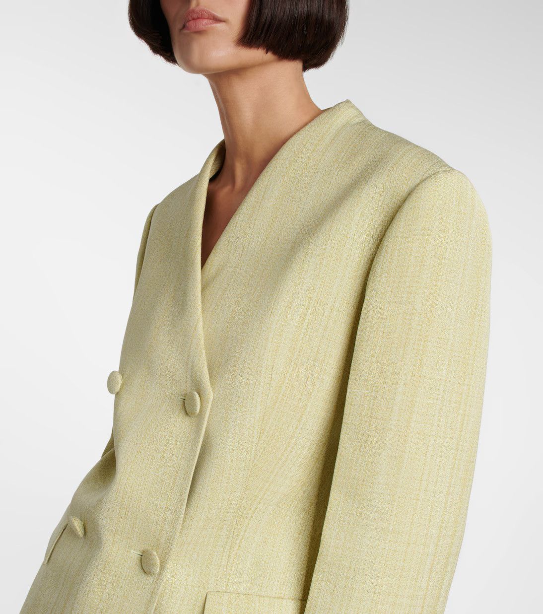 Jil Sander o1y0925 Blazer in Light Green Size XS / US 0-2 / IT 36-38 - 4 Thumbnail