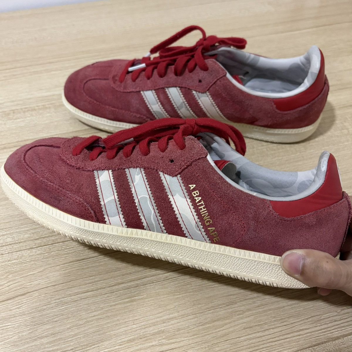 Adidas × Bape Bape x Samba Size US 8.5 / EU 41-42 - 4 Thumbnail