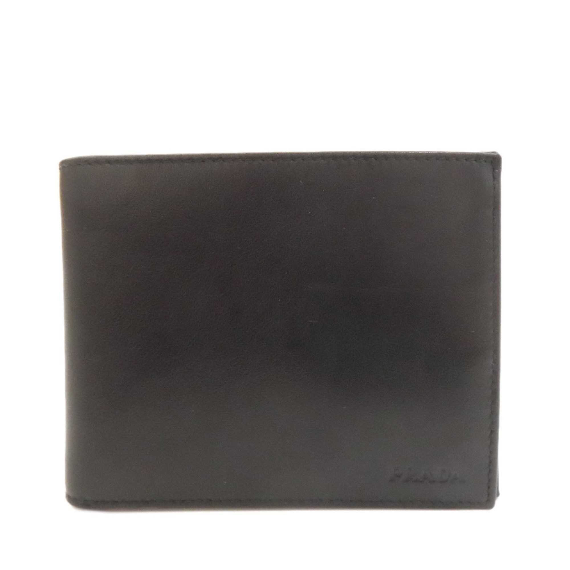 Other Prada 2M0002 Logo Bifold Wallet (with Coin Purse) Calfskin Men's PRADA Size ONE SIZE - 1 Thumbnail