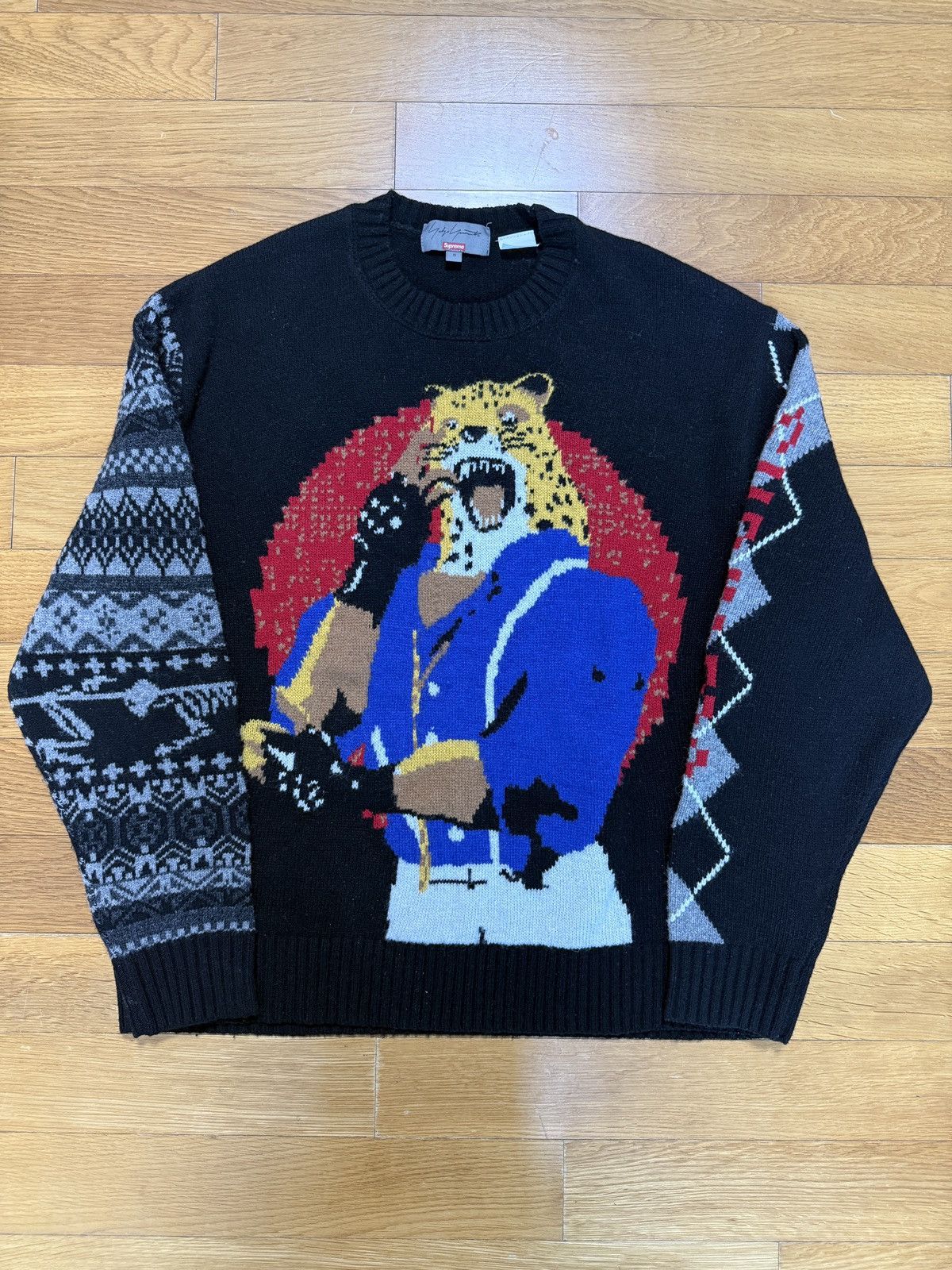 トップス Supreme Yohji Yamamoto 666 Sweater L Supreme × Yohji Yamamoto Supreme Y's 666 Sweater X Yohji Yamamoto