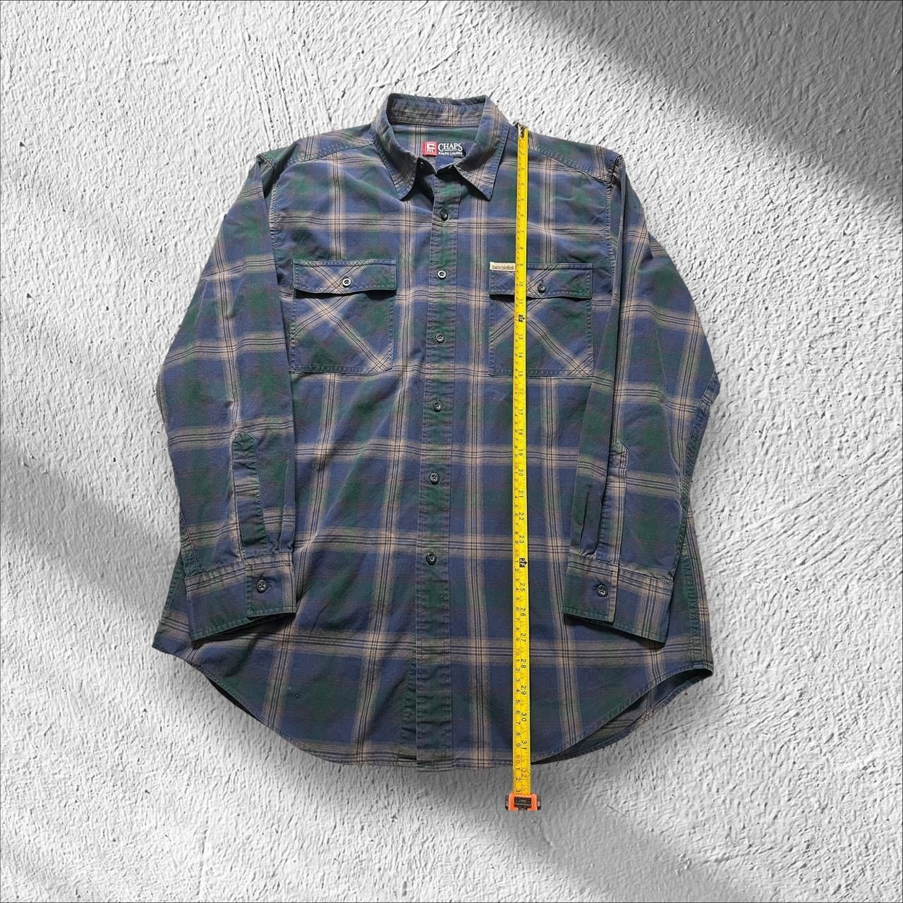 Chaps Ralph Lauren Vintage Chaps Ralph Lauren shirt men’s large blue green Size US L / EU 52-54 / 3 - 3 Thumbnail