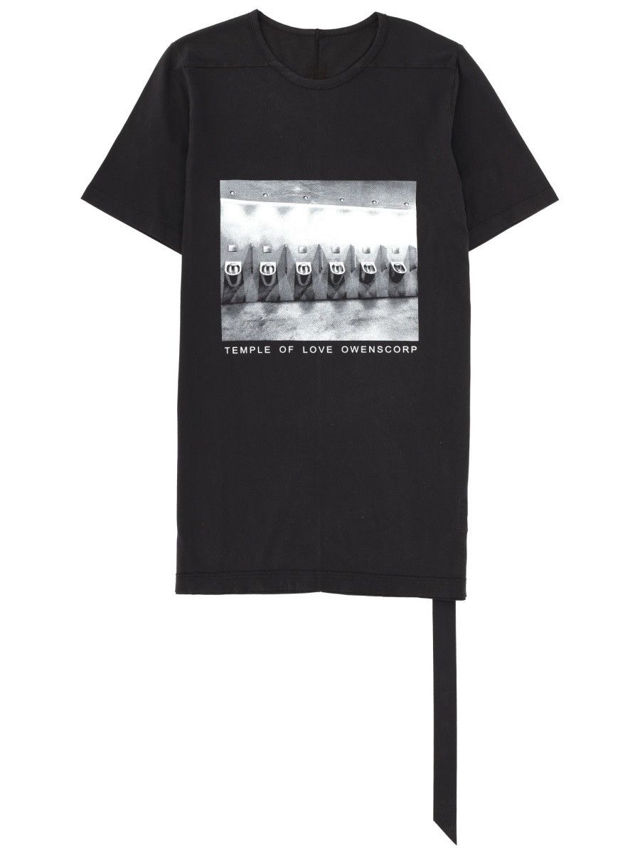 Rick Owens Drkshdw RICK OWENS DRKSHDW T-SHIRT "LEVEL T" - BLACK Size US L / EU 52-54 / 3 - 1 Thumbnail