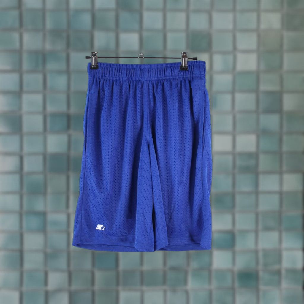 Starter Starter Champ Blue Men's Athletic Jersey Drawstring Waist Bermuda Shorts Size S Size US L / EU 52-54 / 3 - 1 Thumbnail