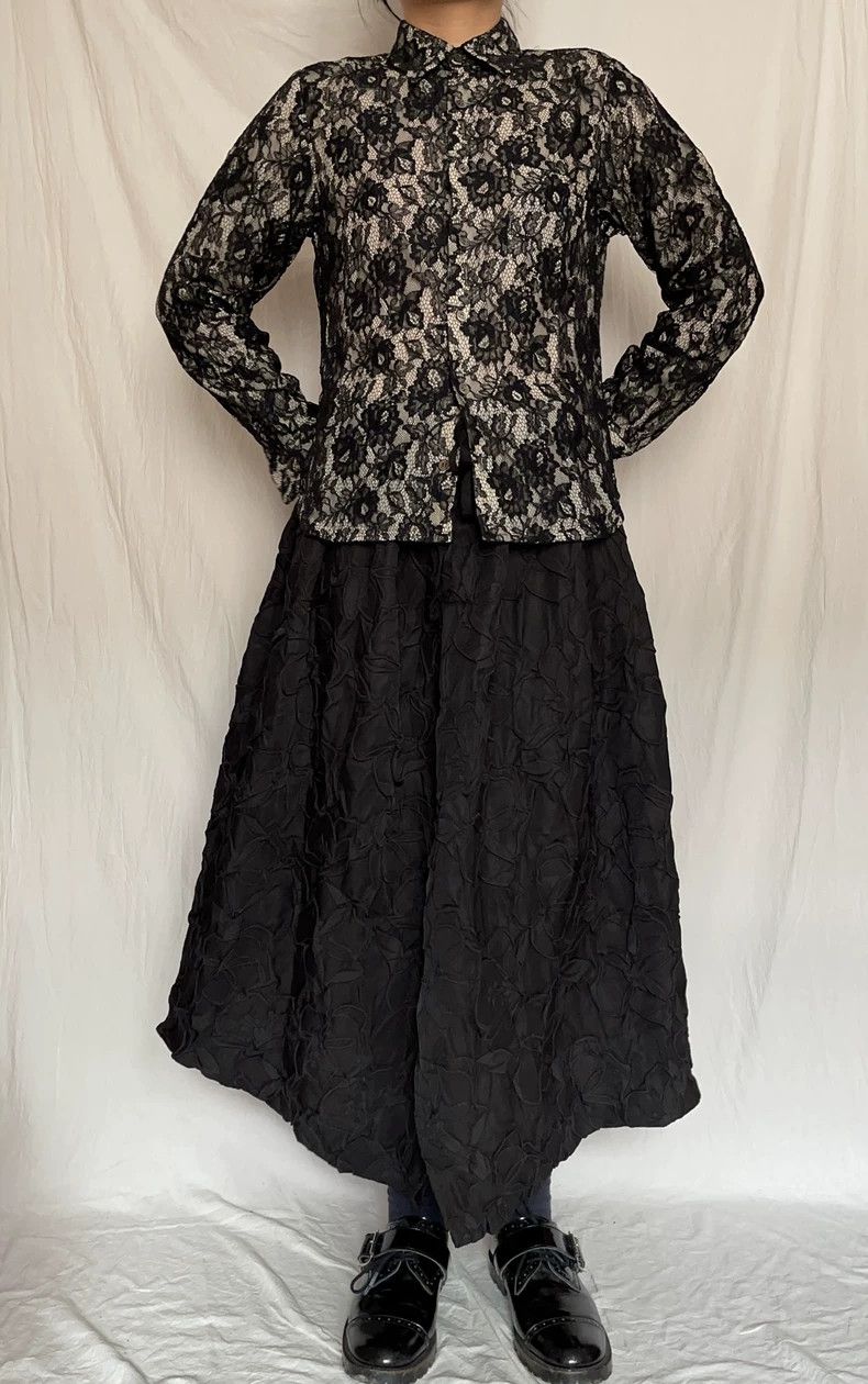 Comme des Garcons Comme des Garcons size 均码 Peony lace long-sleeved double-l Size S / US 4 / IT 40 - 5 Thumbnail
