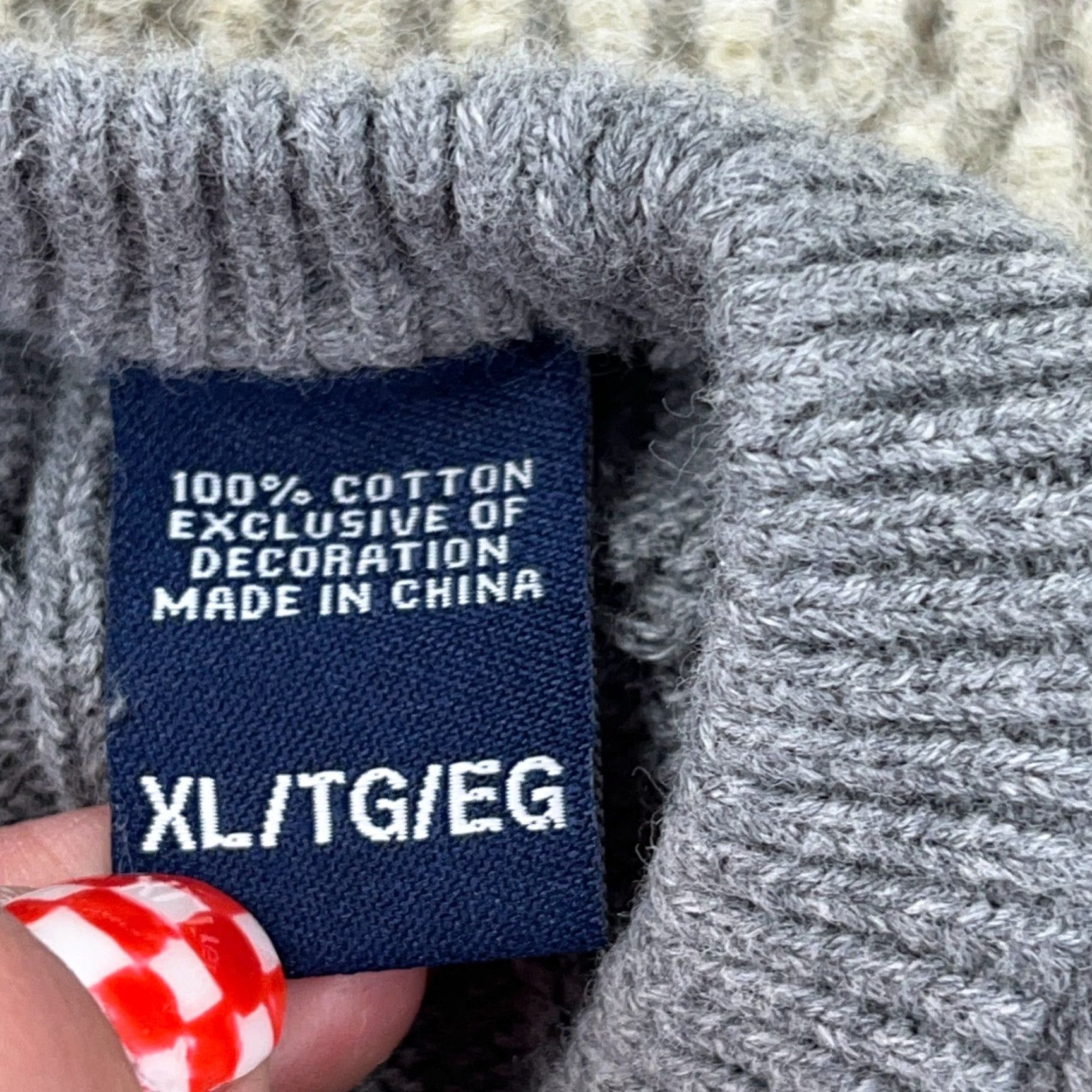 Chaps Chaps Sweater Men XL Gray Cable-Knit Crew Neck Pullover Solid Knit Embroidered Logo Regular American Classic Modern Christmas Teacher Nerd Size US XL / EU 56 / 4 - 5 Thumbnail