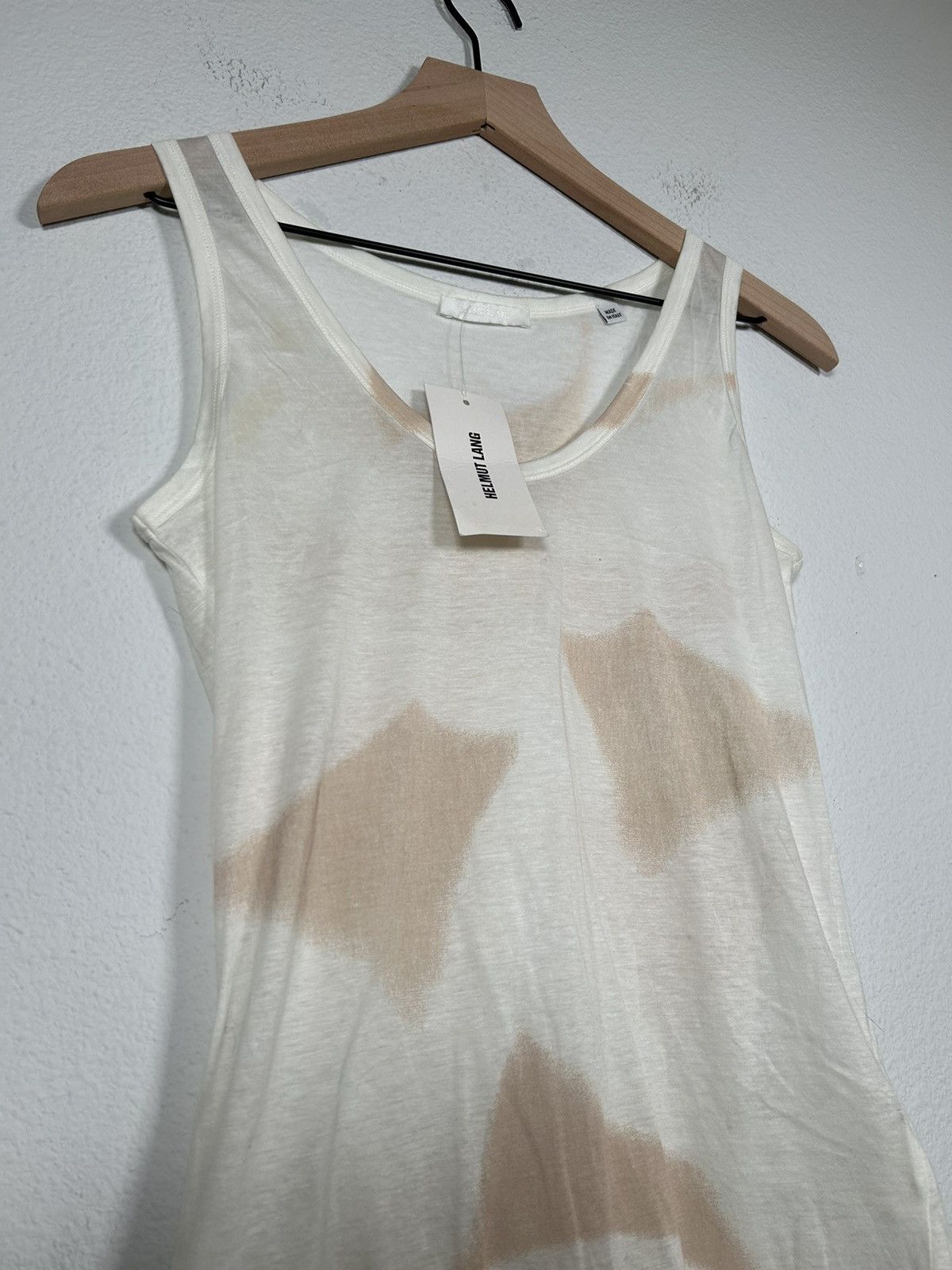 Helmut Lang SS05 Spray Paint Logo Tank Top Size US S / EU 44-46 / 1 - 2 Thumbnail