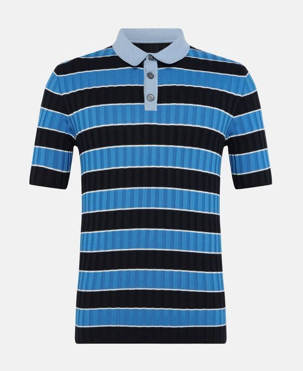 Dolce & Gabbana Silk-blend knitted polo shirt Size US S / EU 44-46 / 1 - 1 Thumbnail